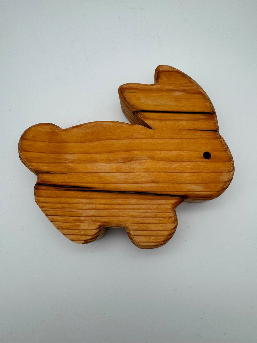 Holz Hase groß aus Fichtenholz