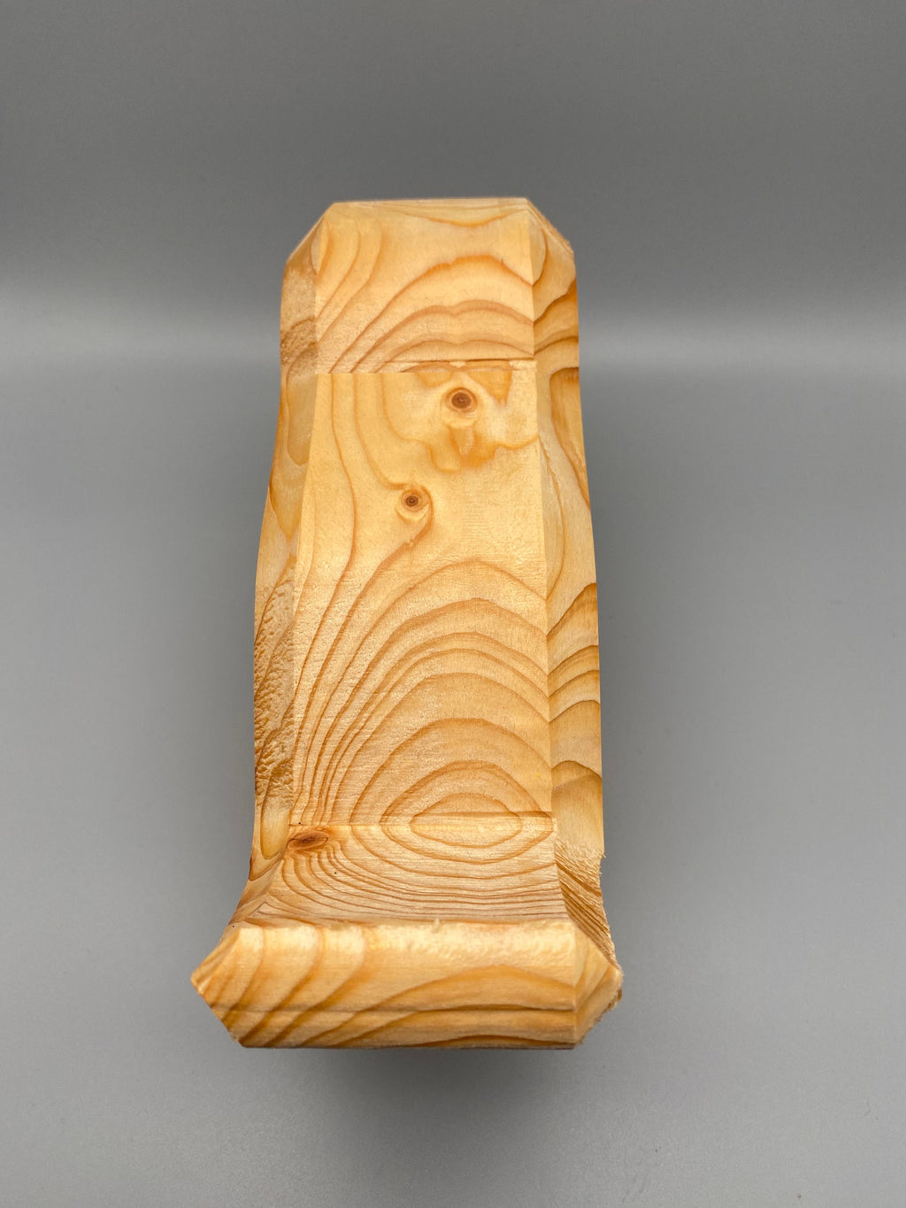 Holz Katze, breit aus Fichte / Deko