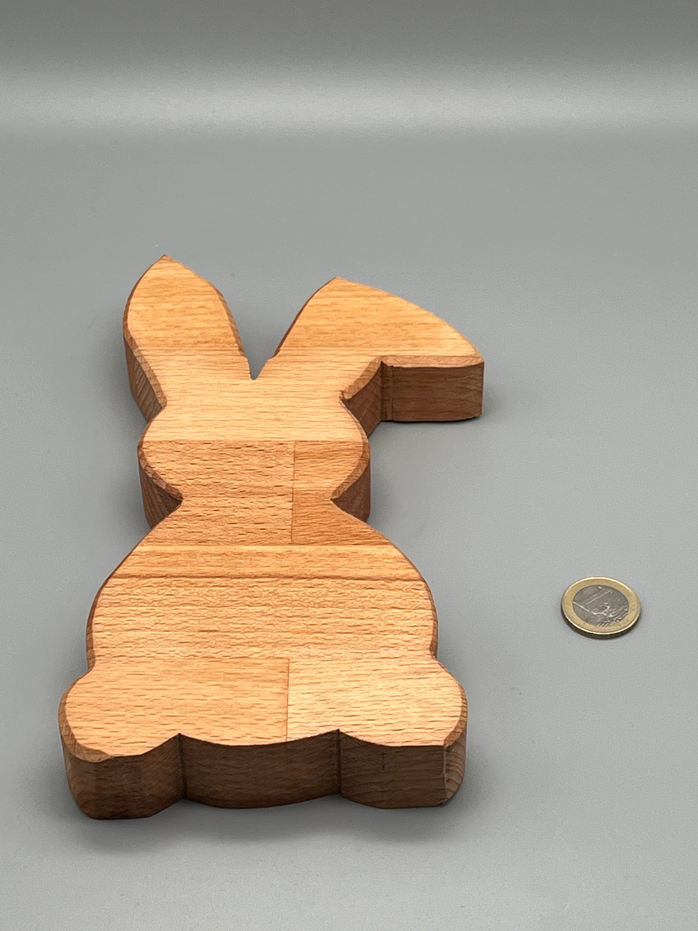 Holz Hase groß / Material: Buche