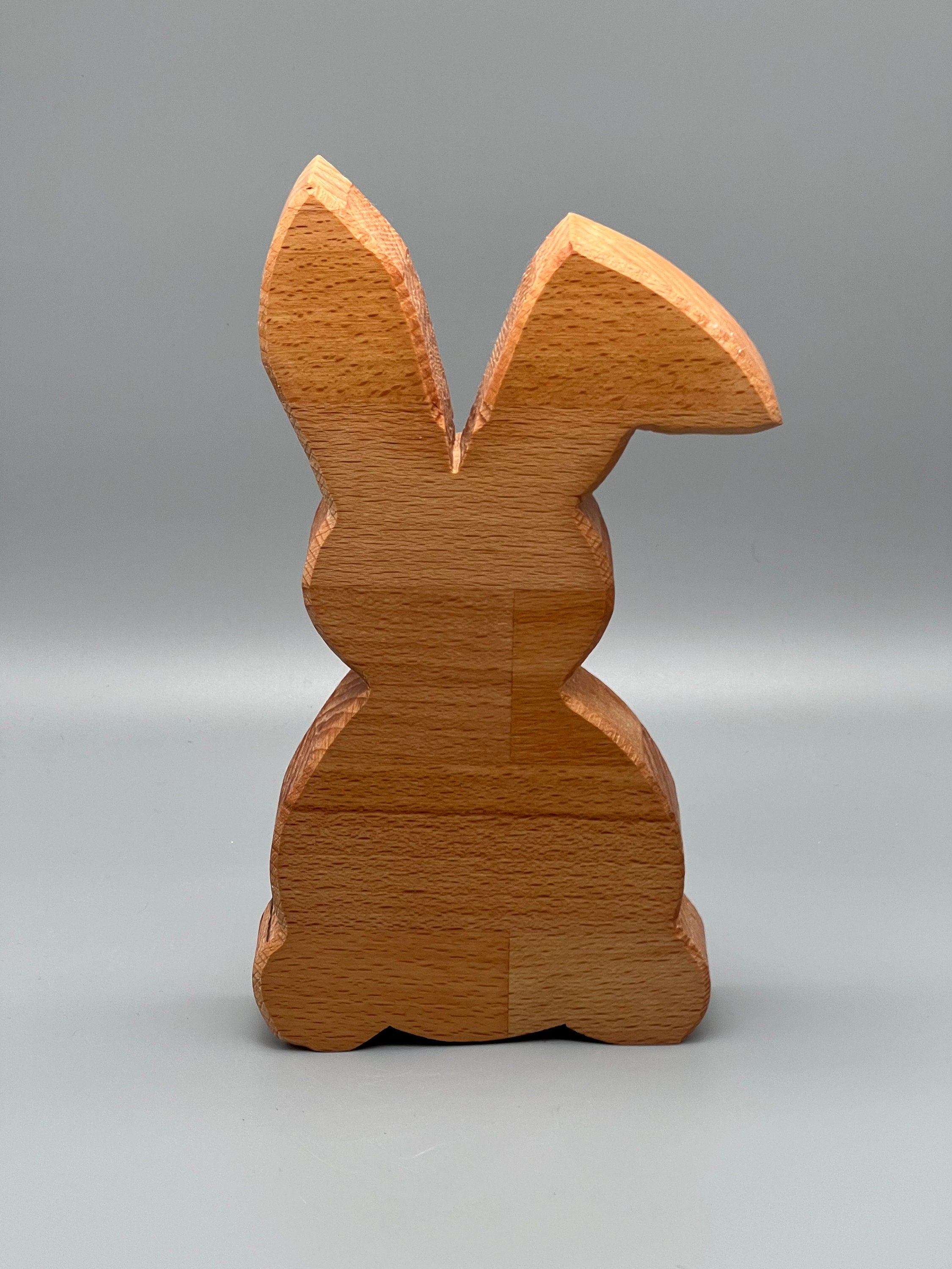 Holz Hase groß / Material: Buche