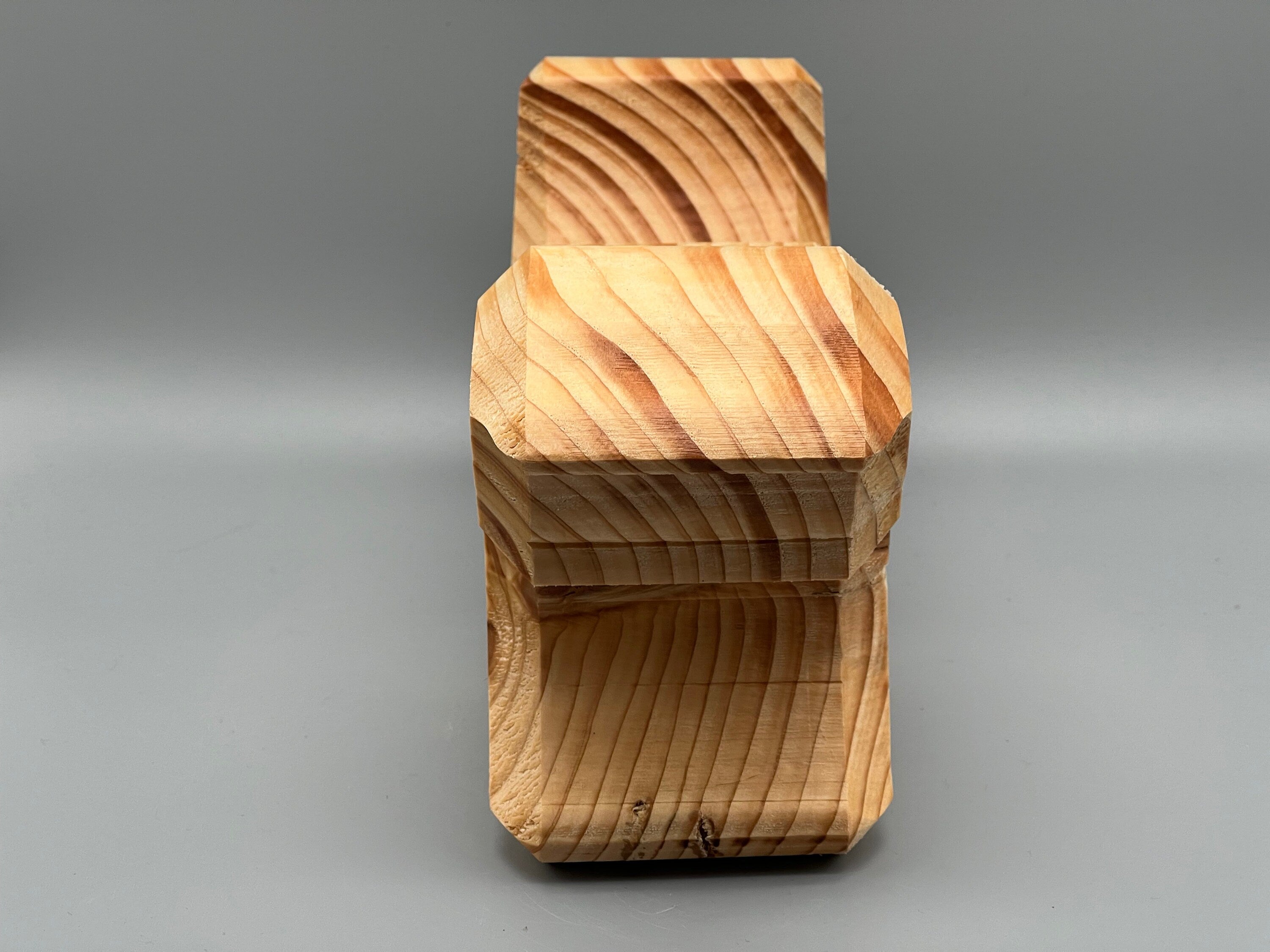 Holz Katze aus Fichtenholz