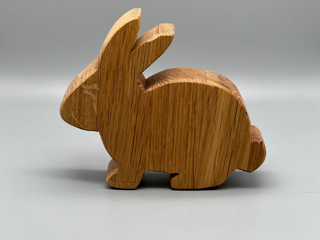 Lièvre en bois
