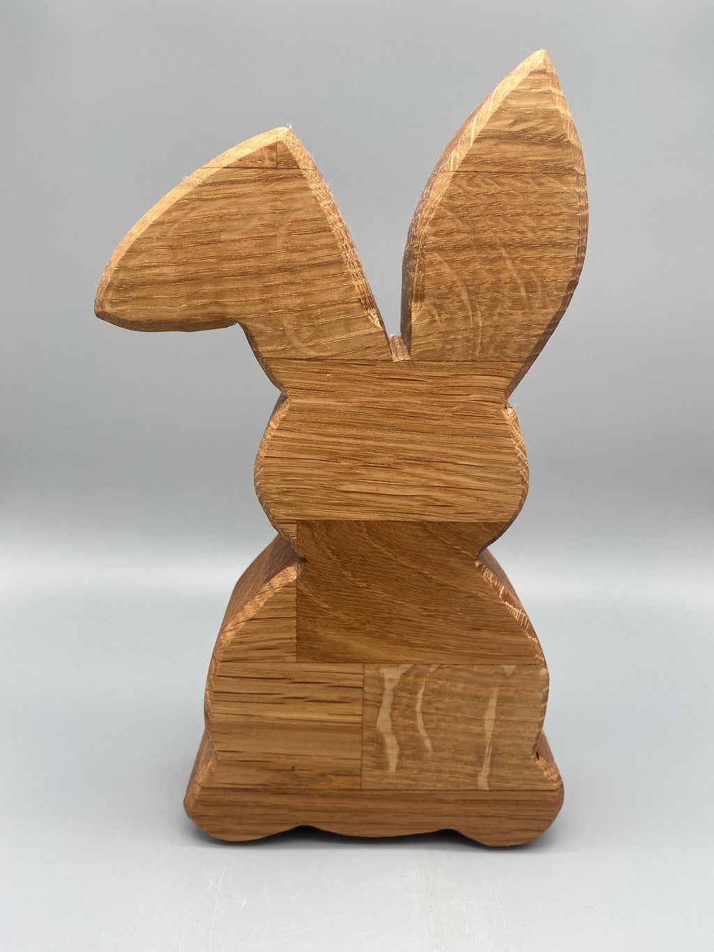 Holz Hase groß aus Eichenholz