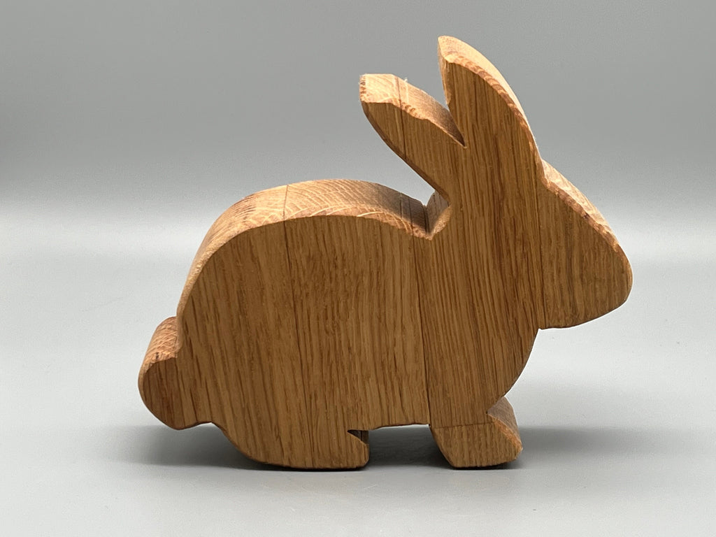 Lièvre en bois