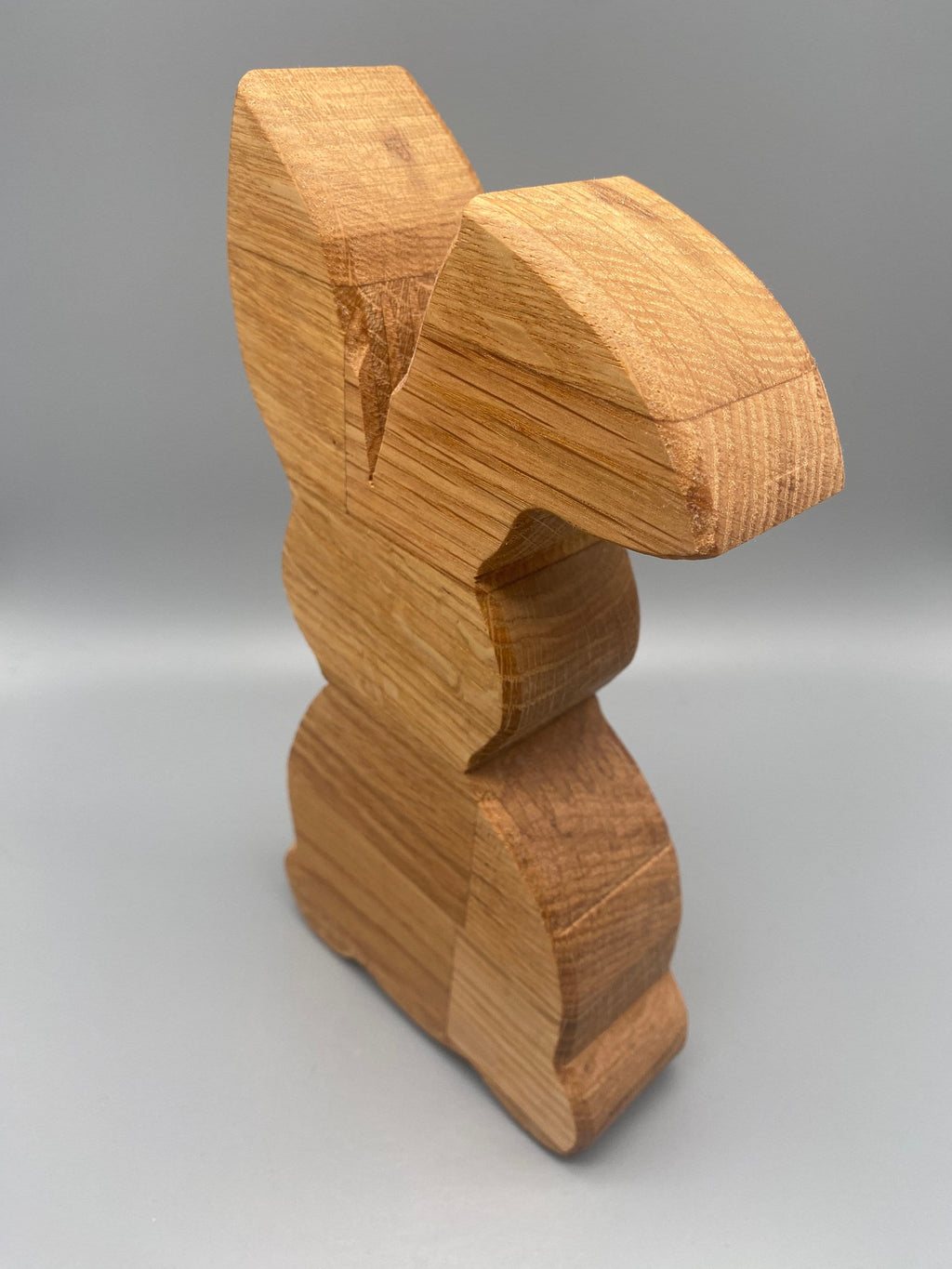 Holz Hase - groß (Eiche)