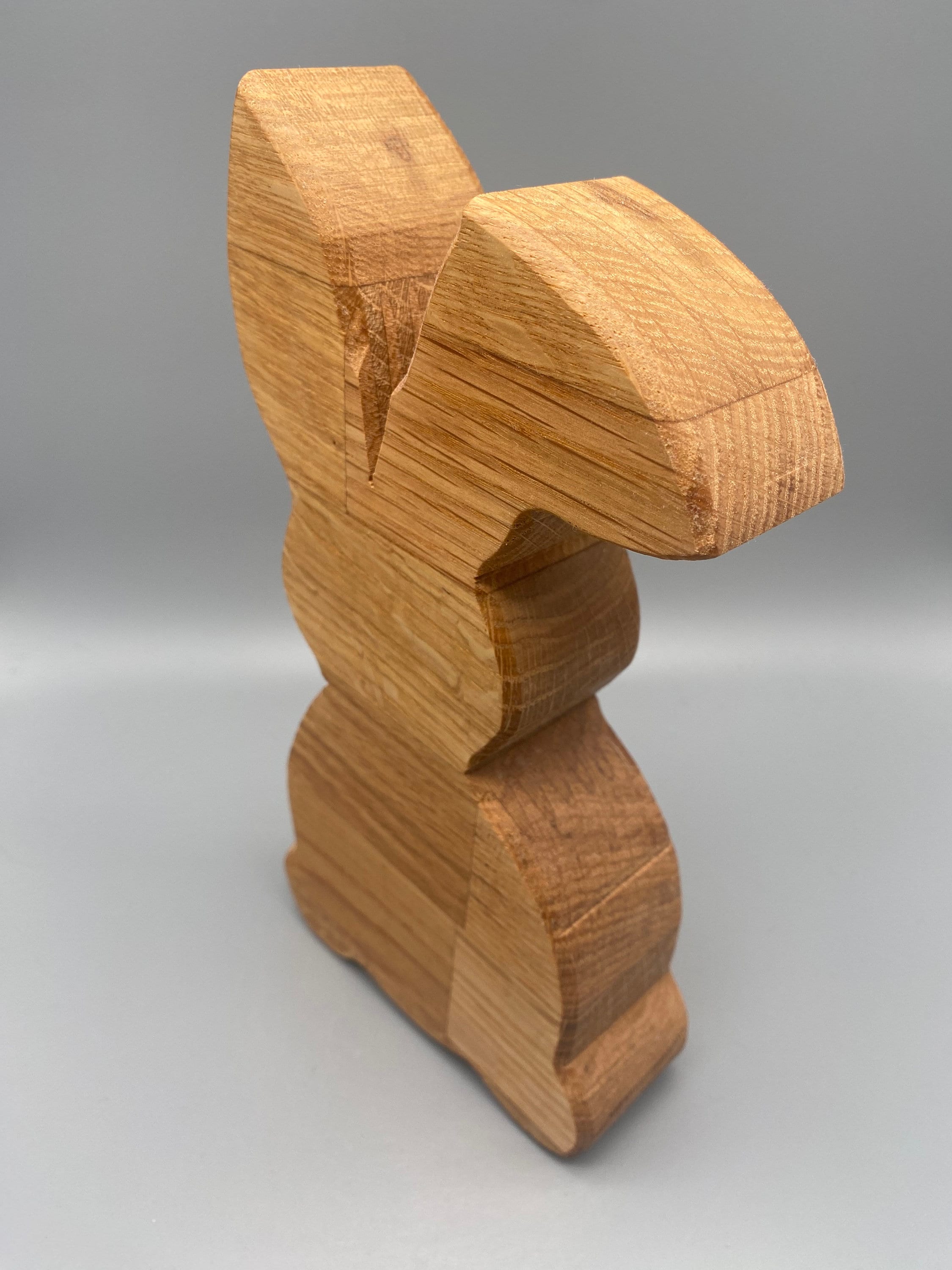 Holz Hase - groß (Eiche)