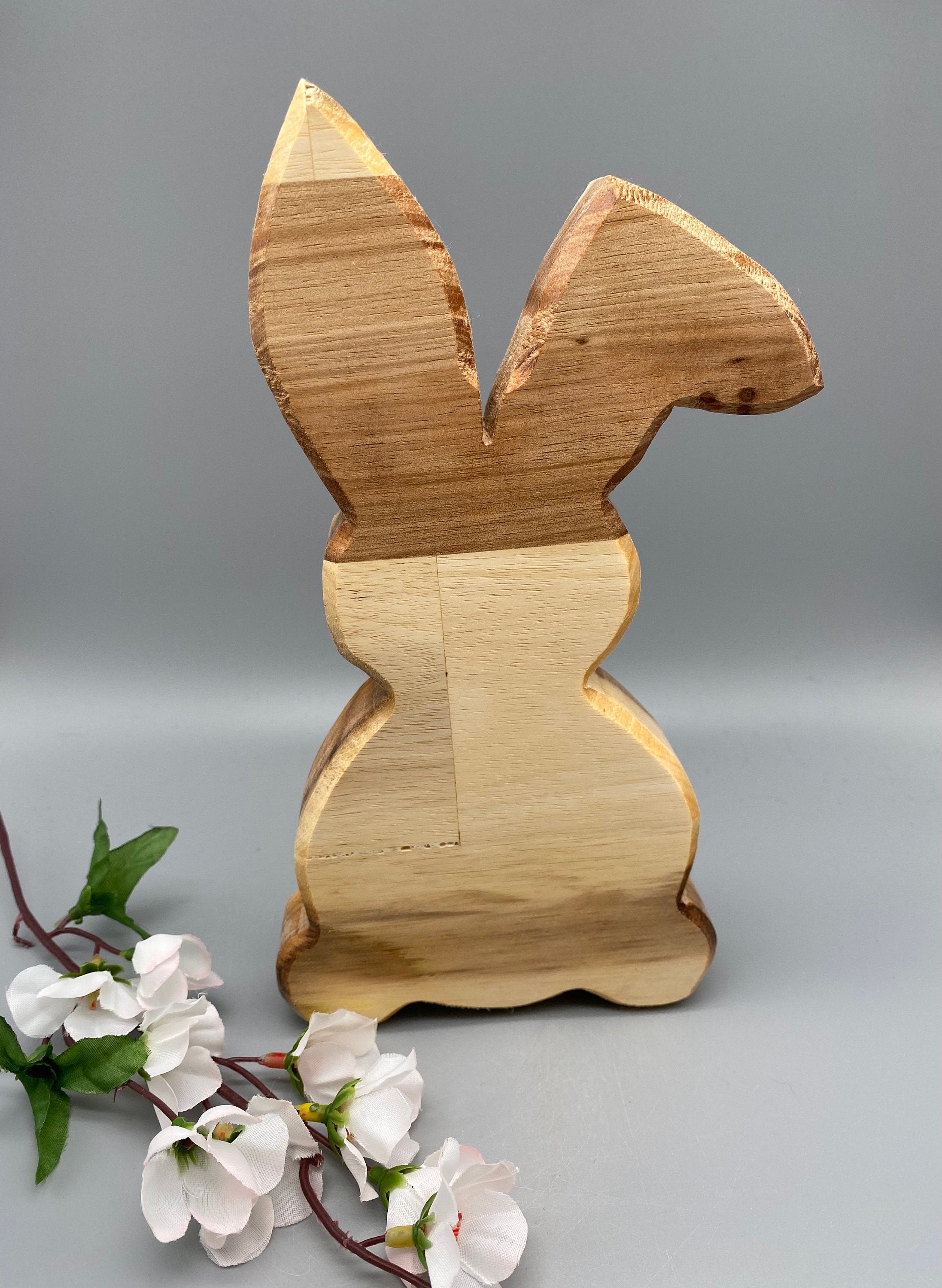 Holz Hase groß Akazie