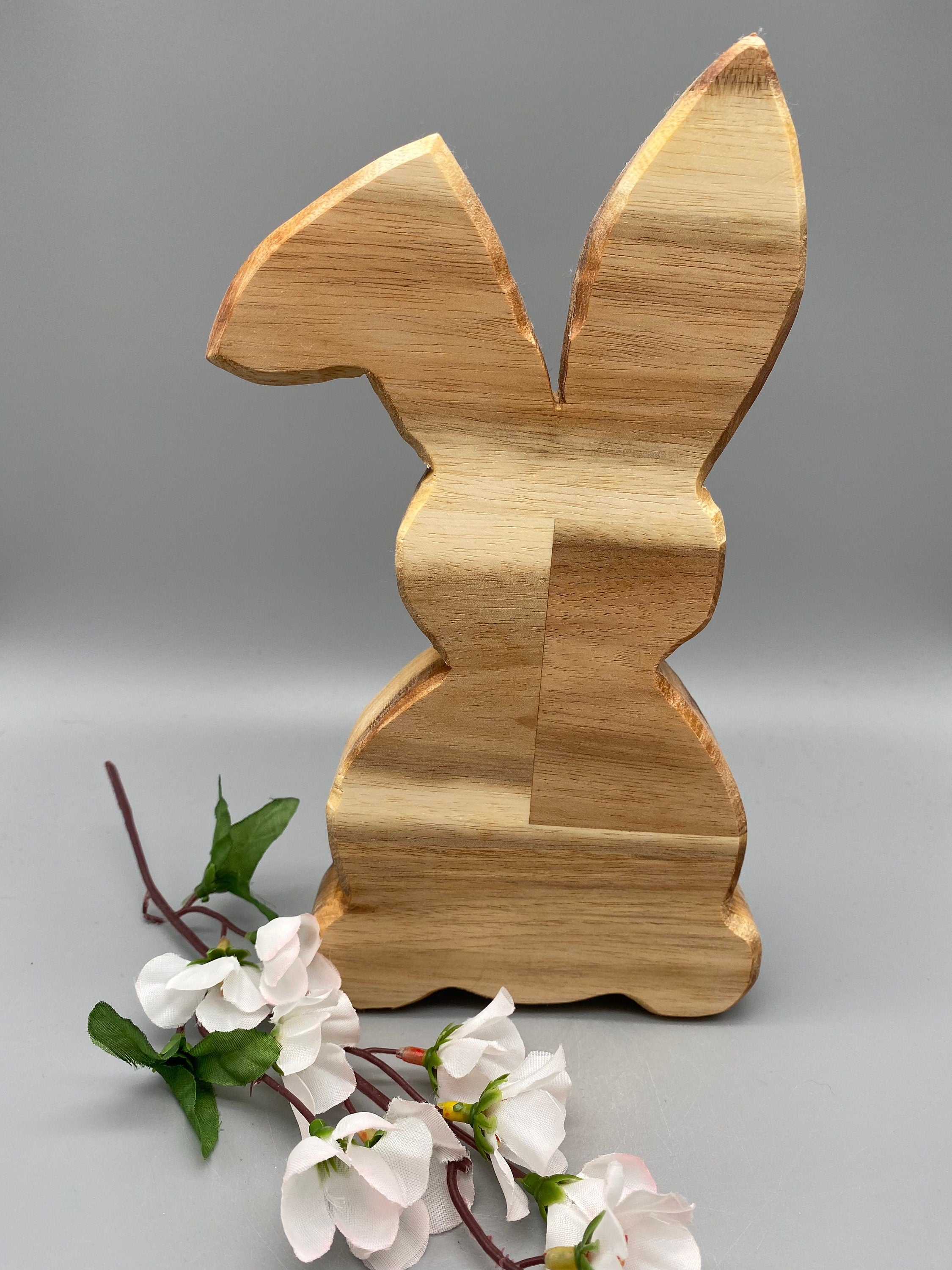 Holz Hase groß Akazie