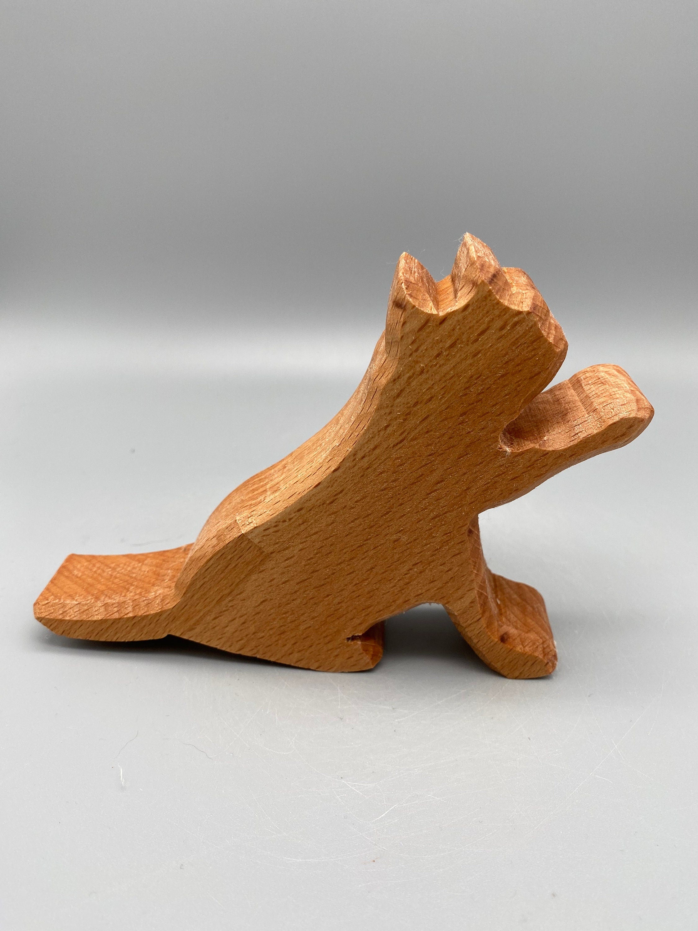 Holz Katze „Pfötchen“ Klein (Buche)
