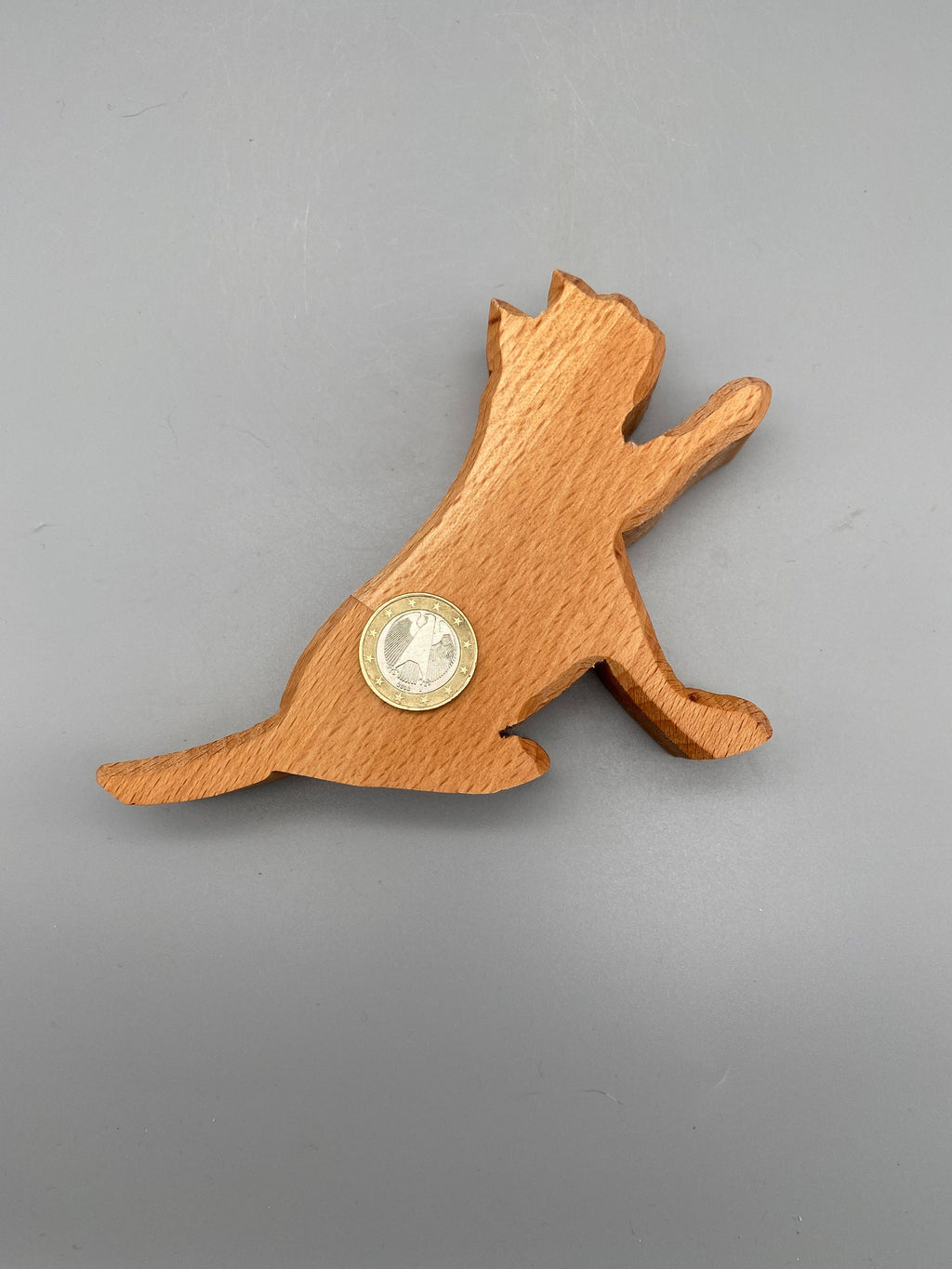 Holz Katze „Pfötchen“ Klein (Buche)