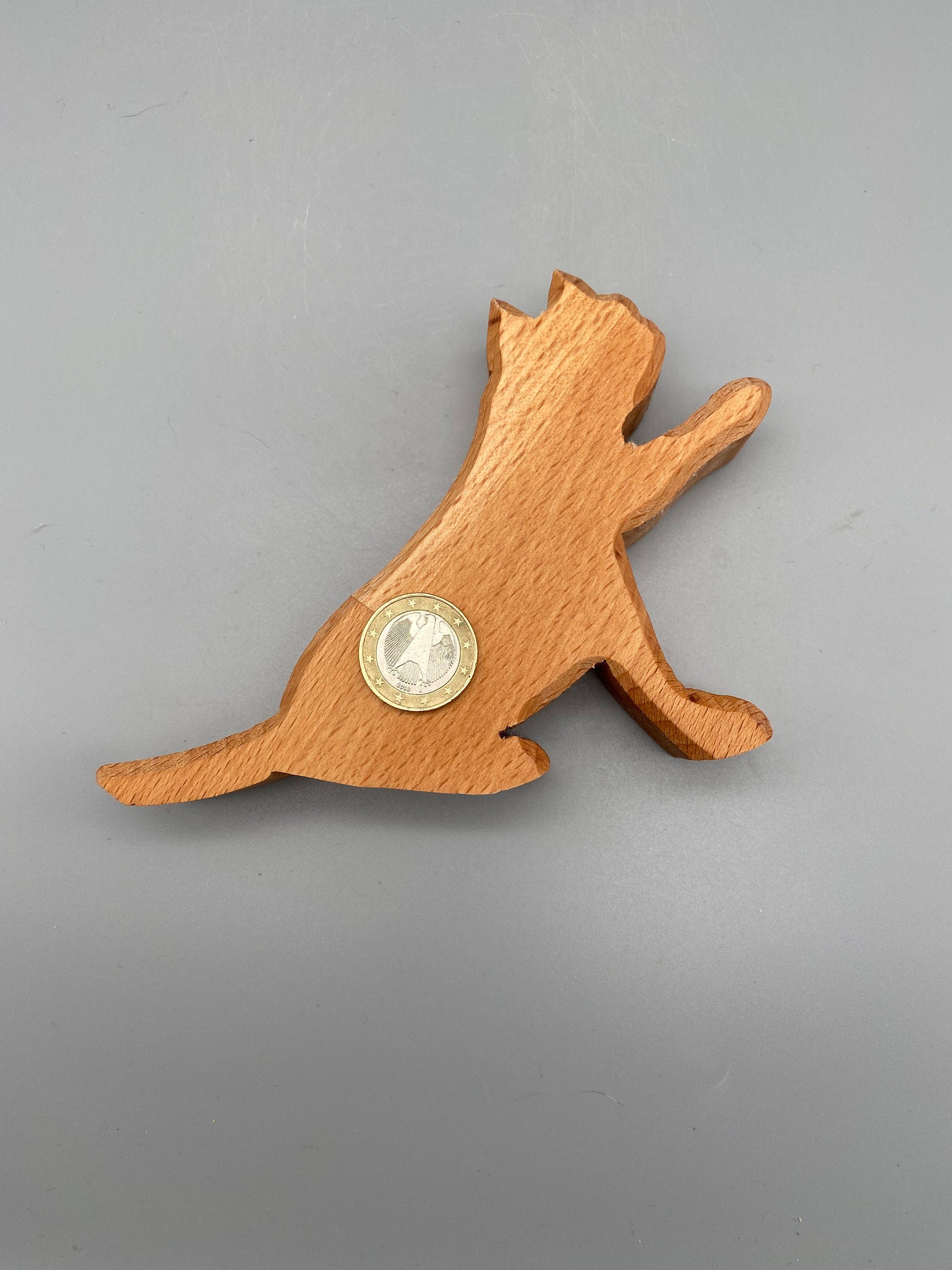 Holz Katze „Pfötchen“ Klein (Buche)