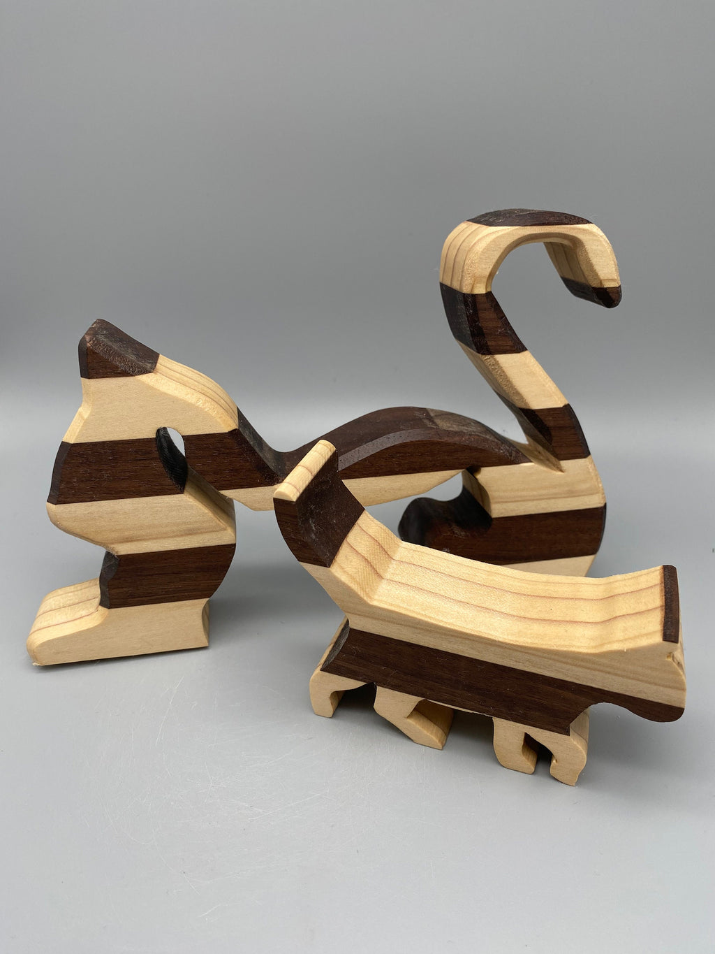 Holz Katze „2 in 1“