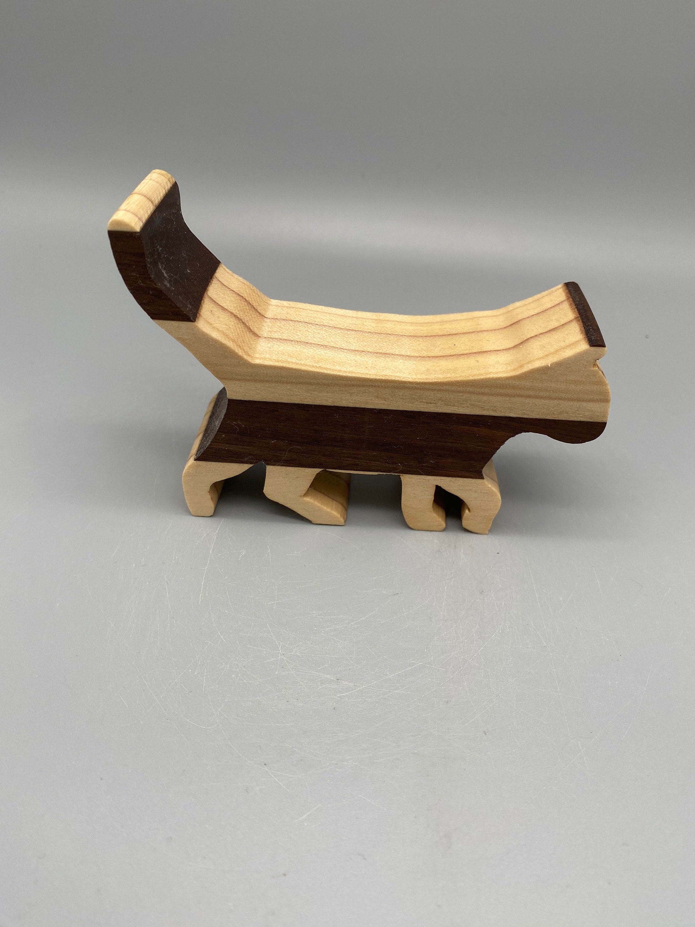 Holz Katze „2 in 1“