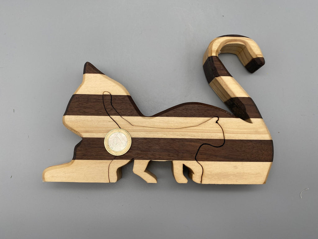 Holz Katze „2 in 1“