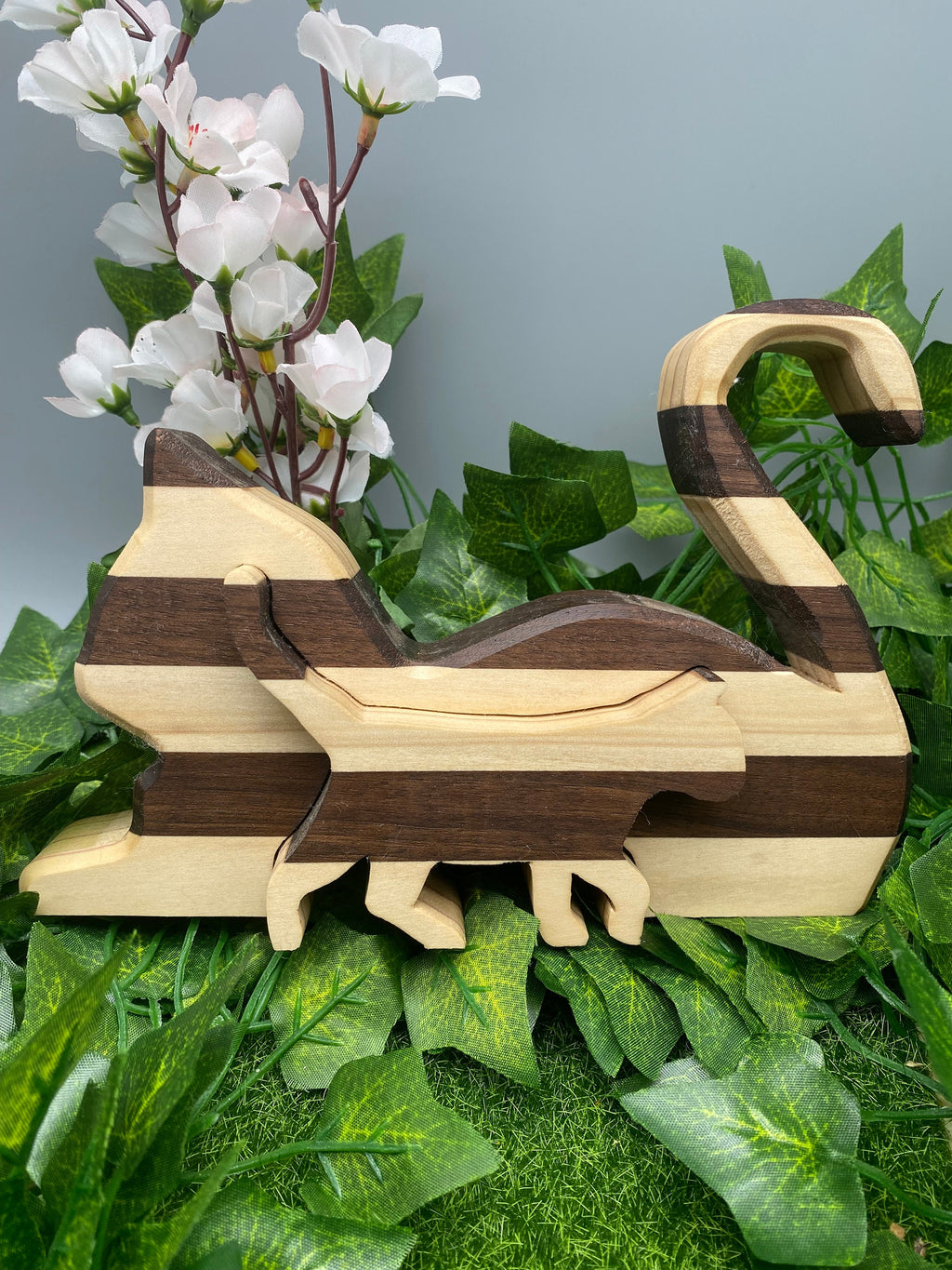 Holz Katze „2 in 1“