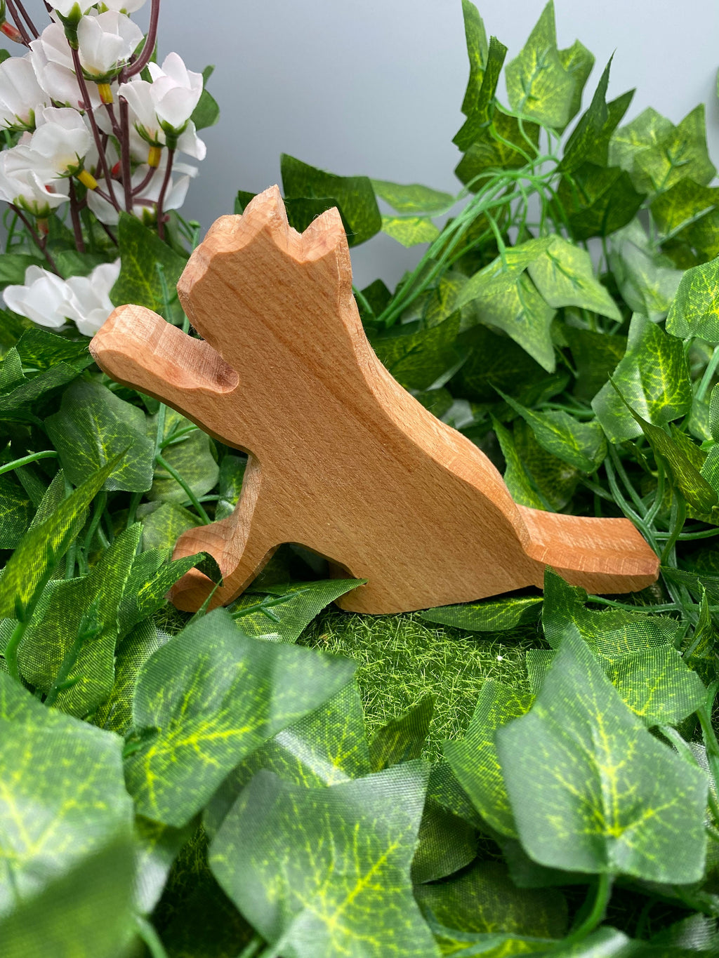 Holz Katze „Pfötchen“ Klein (Buche)