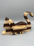 Holz Katze „2 in 1“