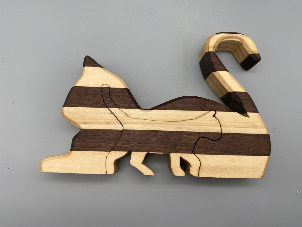 Holz Katze „2 in 1“