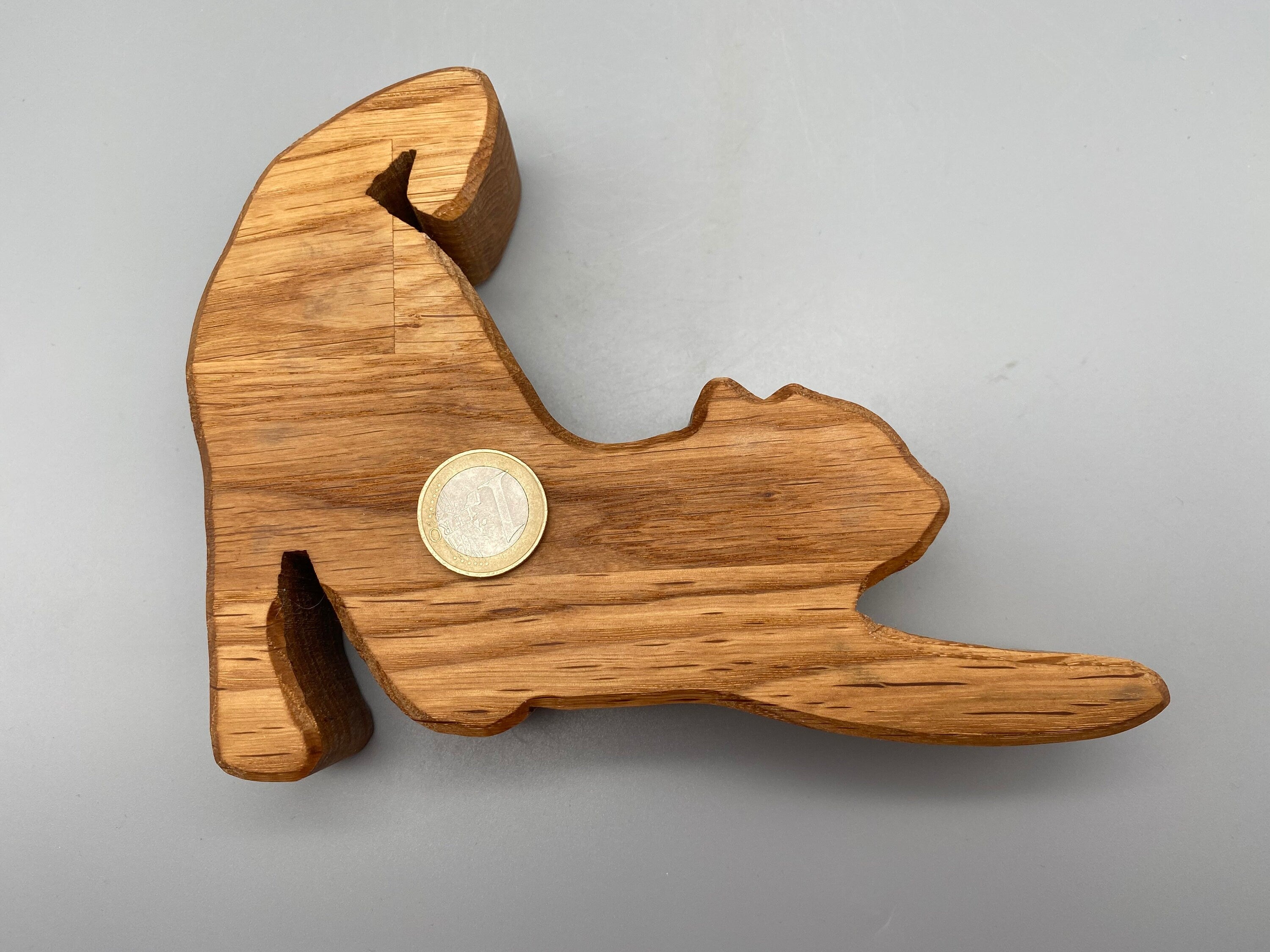 Holz Katze „streckend“