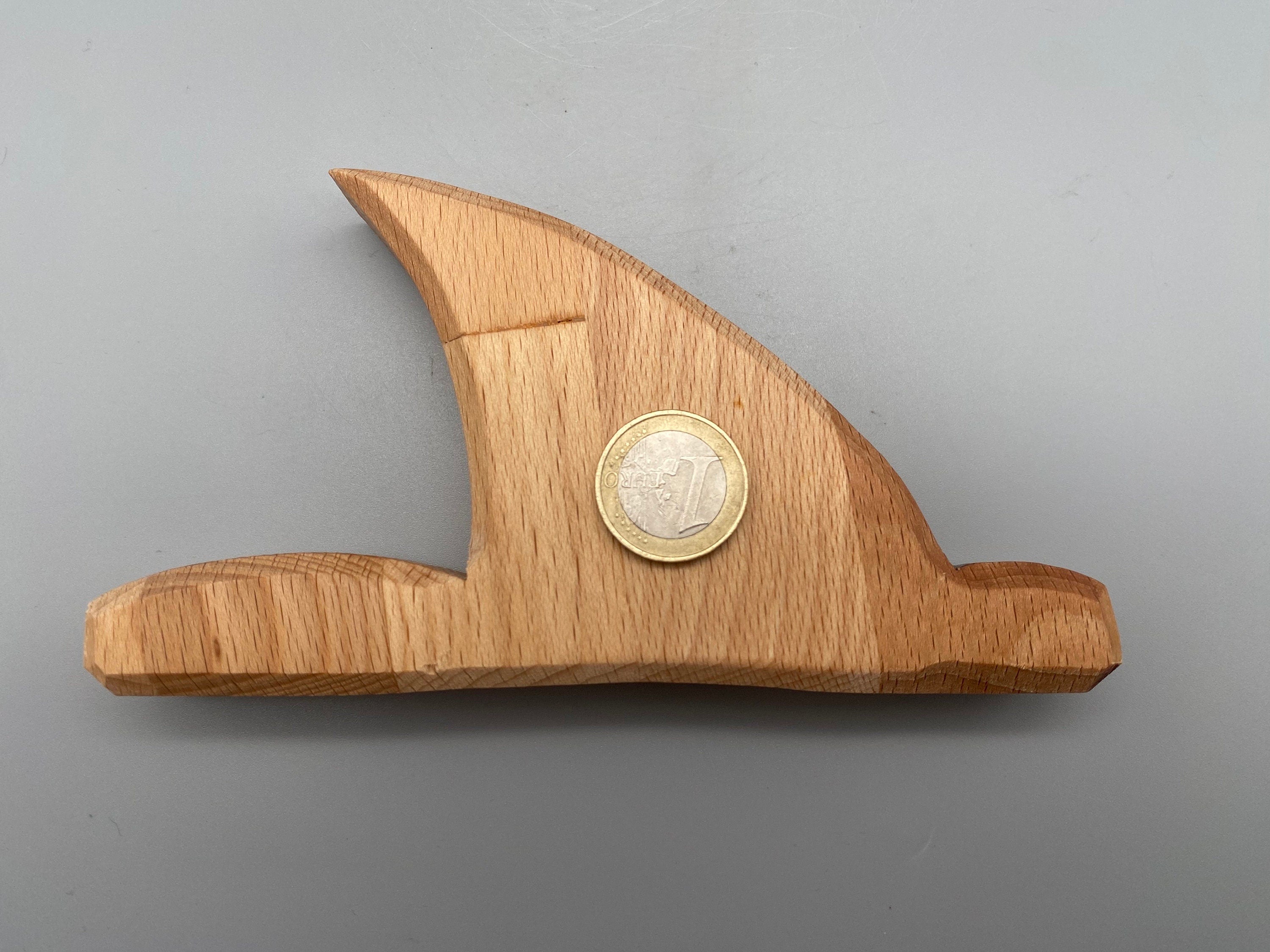 Holz Haifischflosse klein