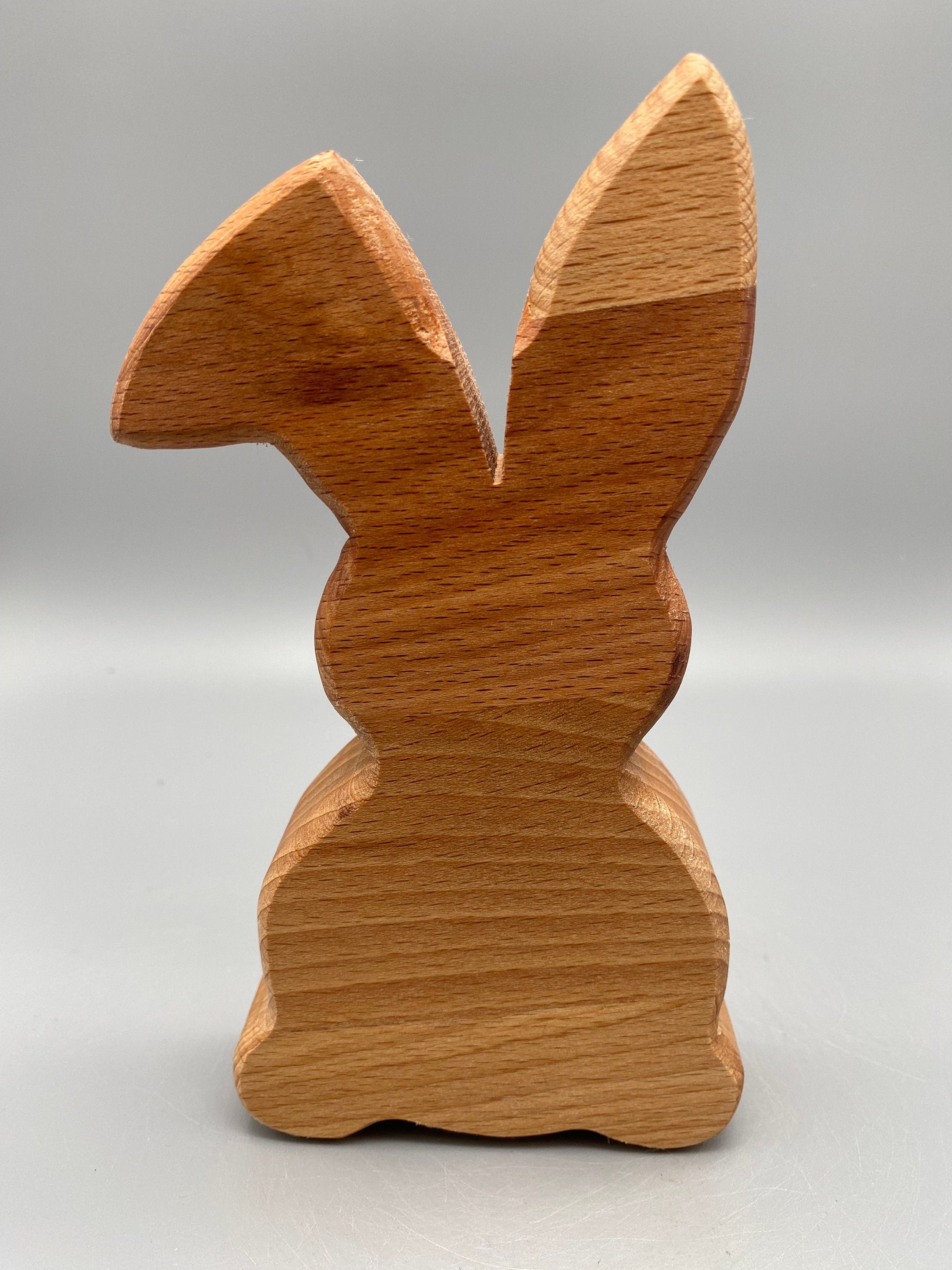 Holz Hase aus Buchenholz