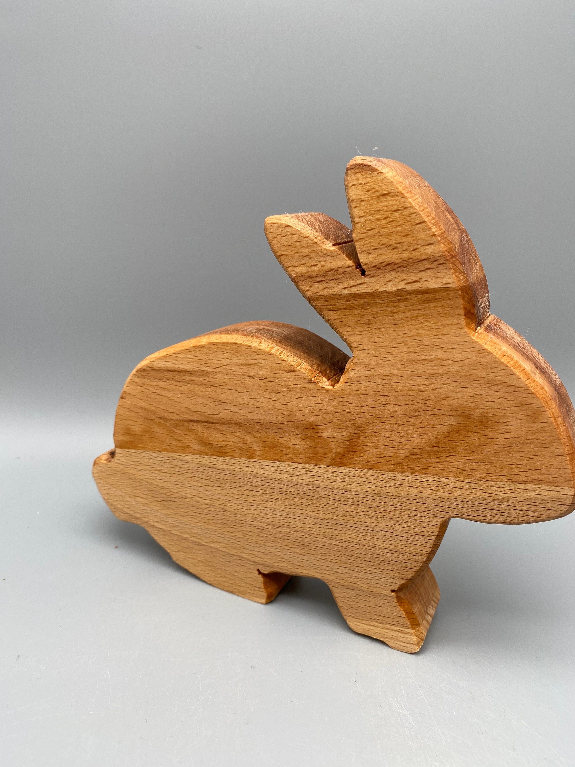 Holz Hase aus Buchenholz
