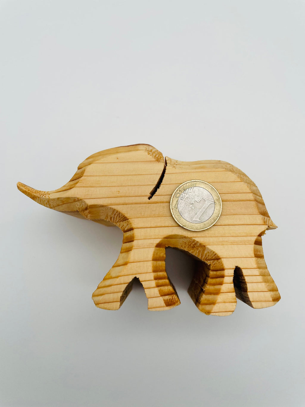 Holz Elefant (Baby) aus Fichte