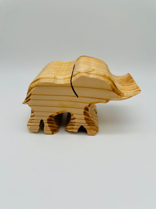 Holz Elefant (Baby) aus Fichte