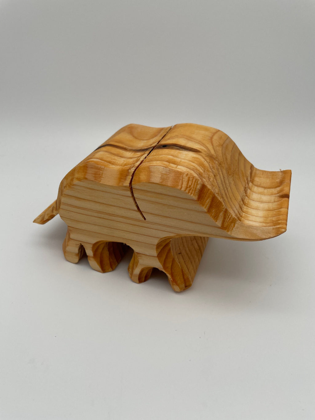 Holz Elefant (Baby) aus Fichte
