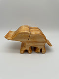 Holz Elefant (Baby) aus Fichte