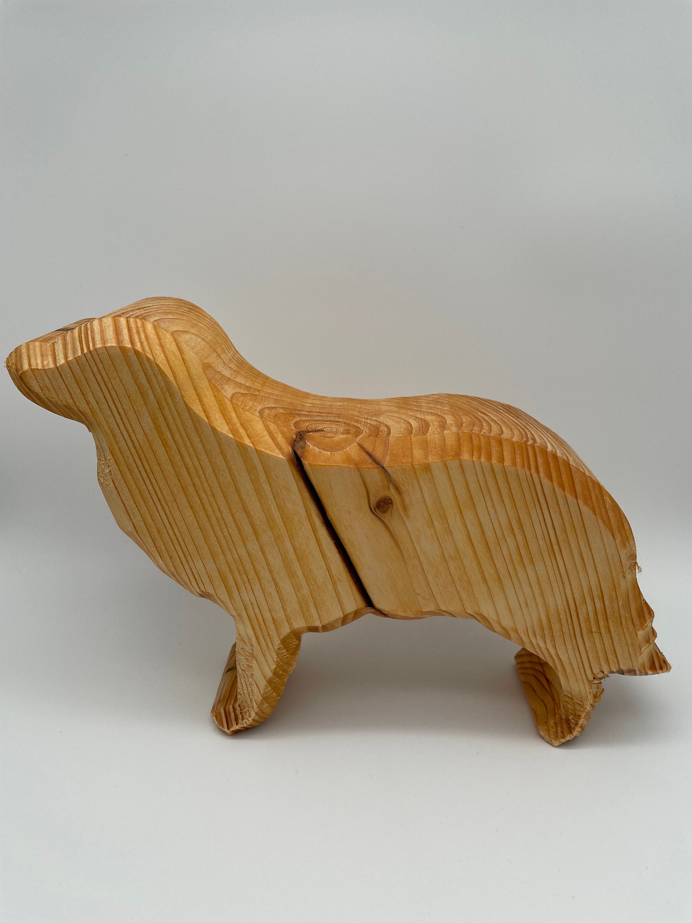 Holz Hund "Golden Retriever"
