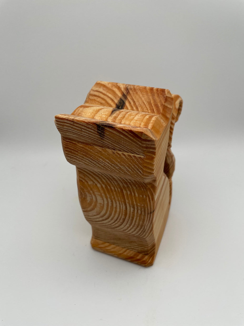 Holz Katze - sitzend