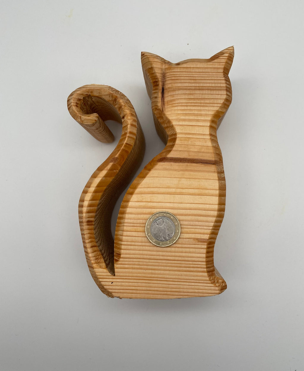 Holz Katze - sitzend
