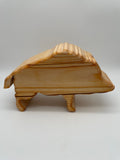 Sanglier en bois d'épicéa