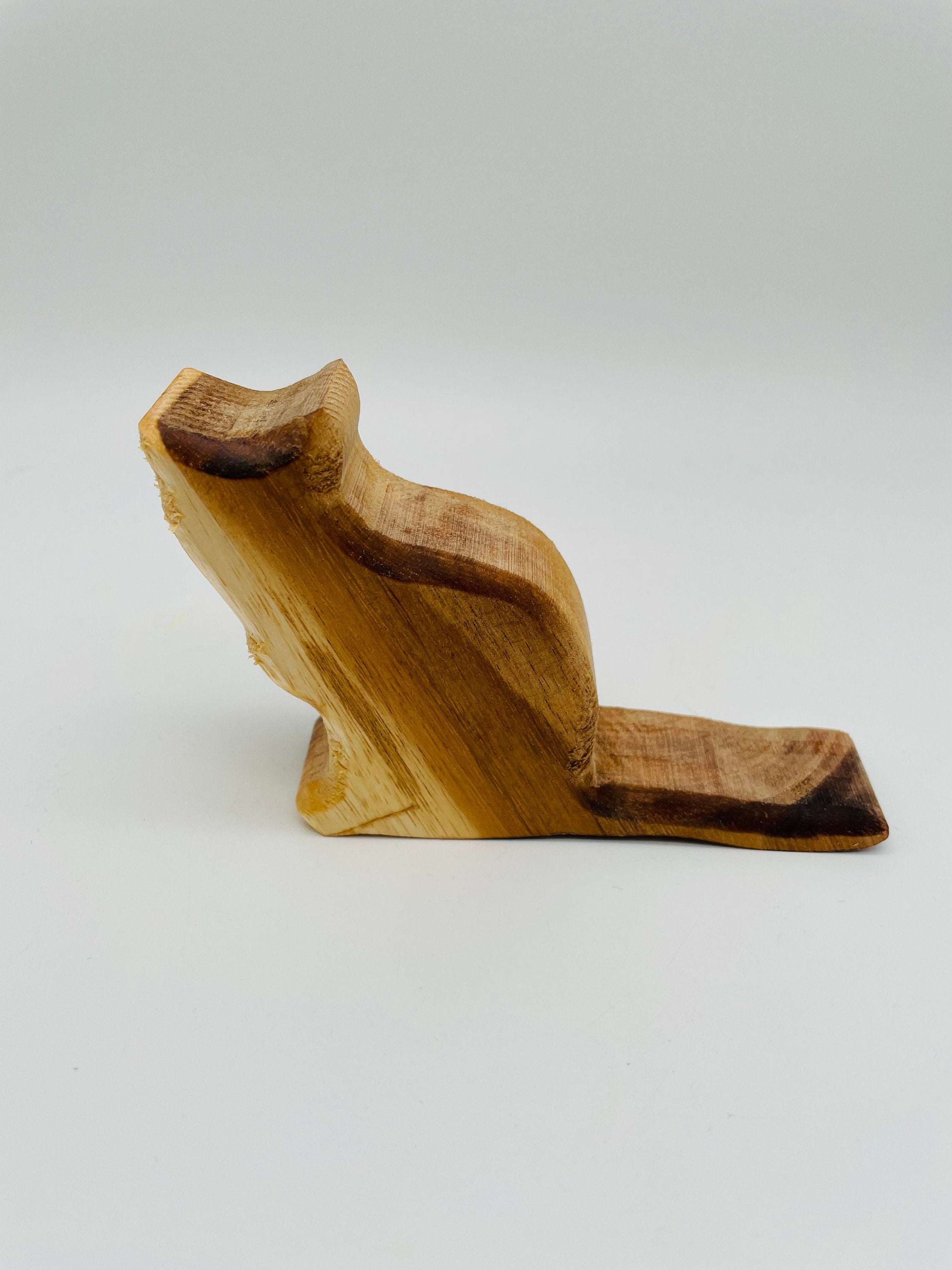 Holz Katze klein