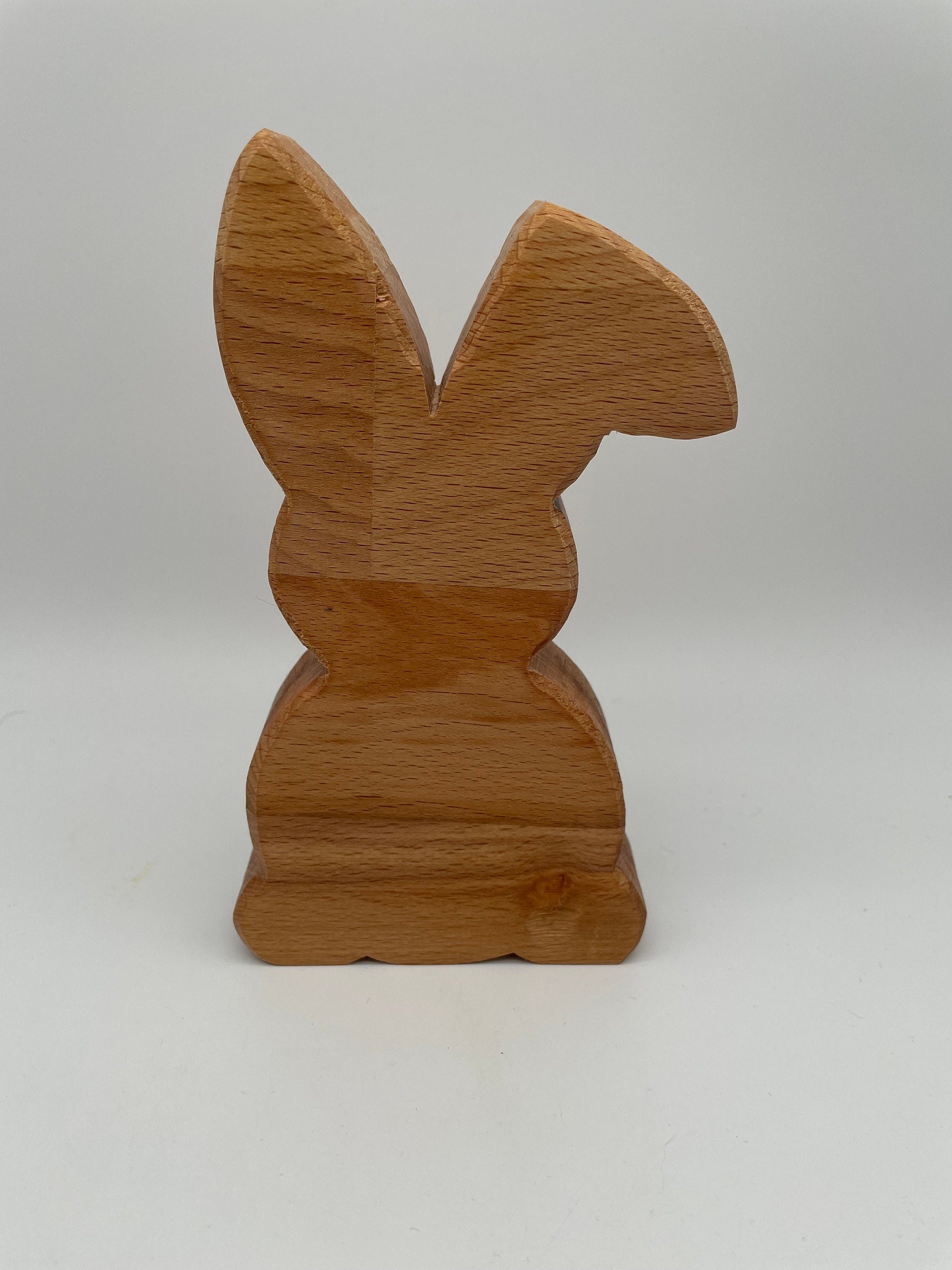 Holz Hase aus Buchenholz