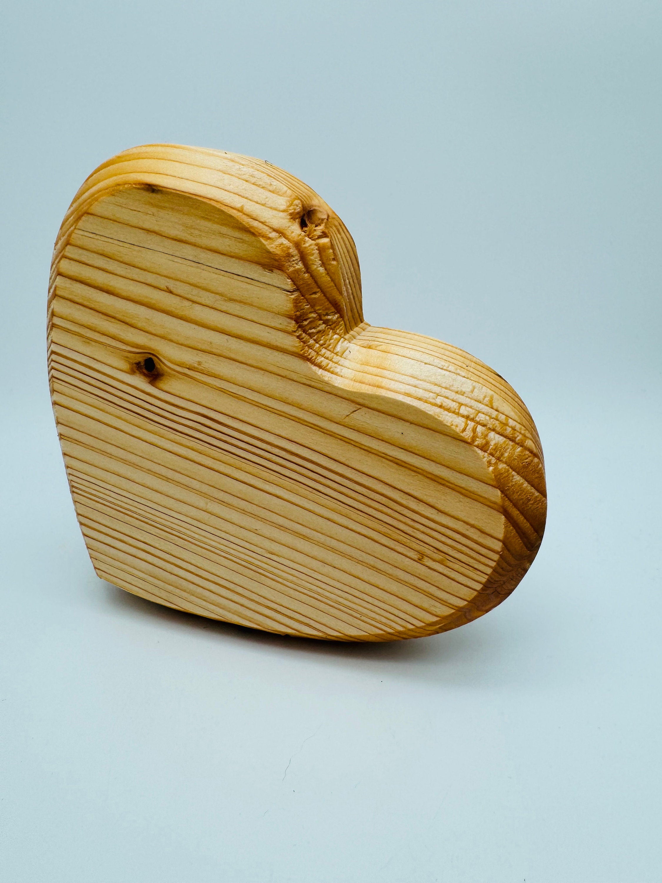 Cœur en bois, grand