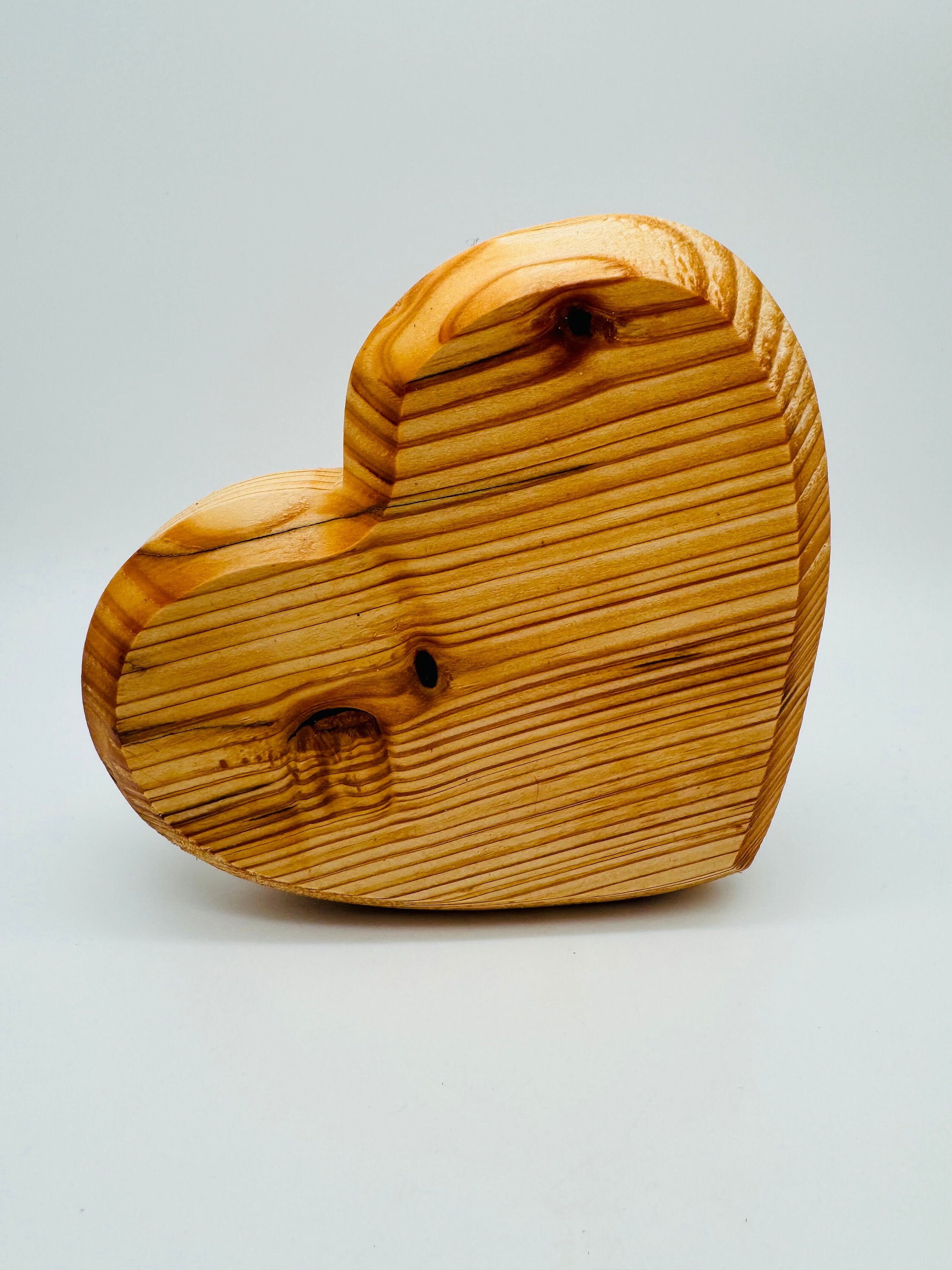 Cœur en bois, grand