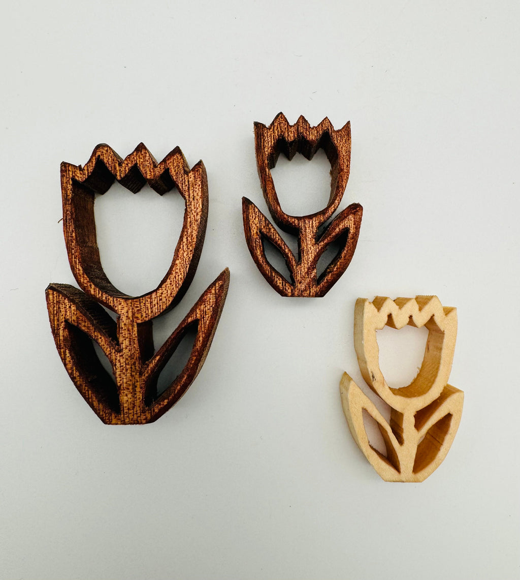 Tulipes en bois