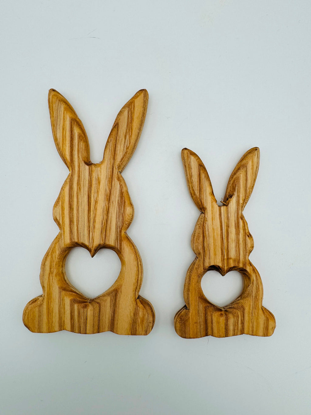 Holz Hase mit Herz
