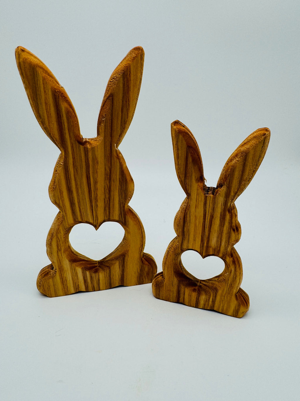 Holz Hase mit Herz