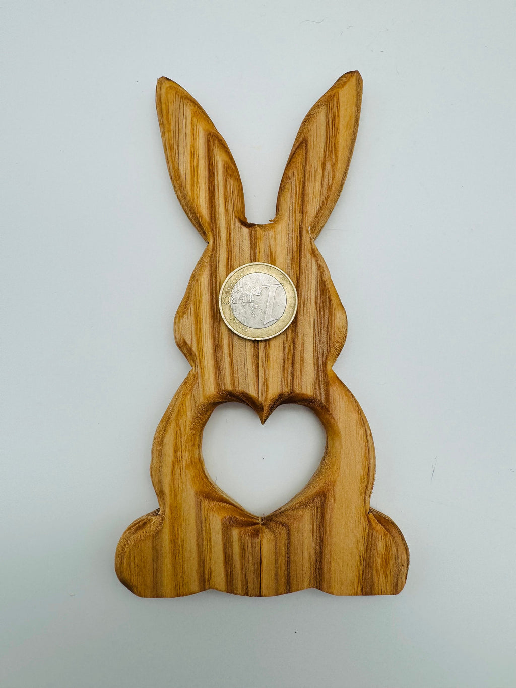 Holz Hase mit Herz