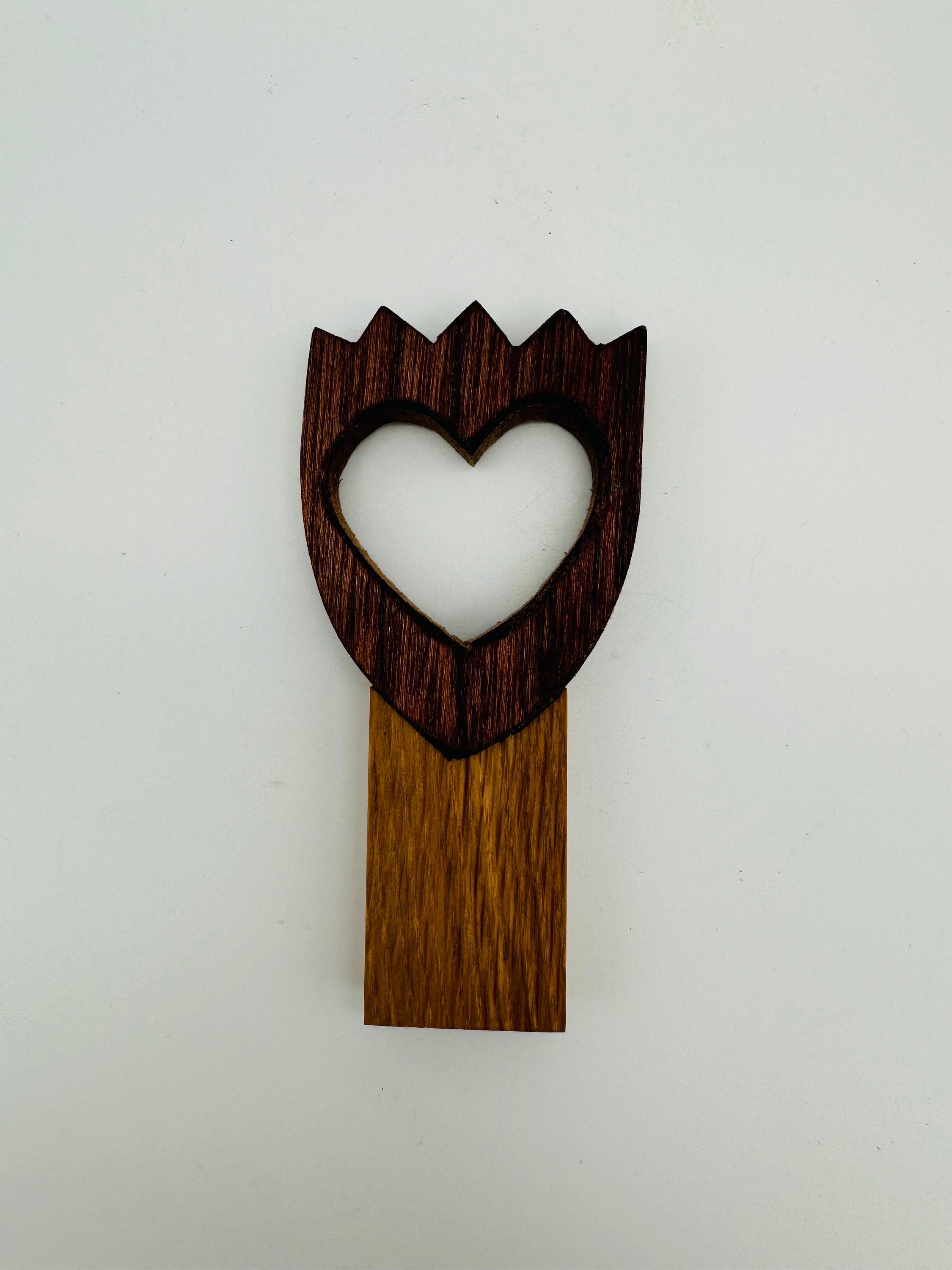 Zweiteilige Holz Tulpe