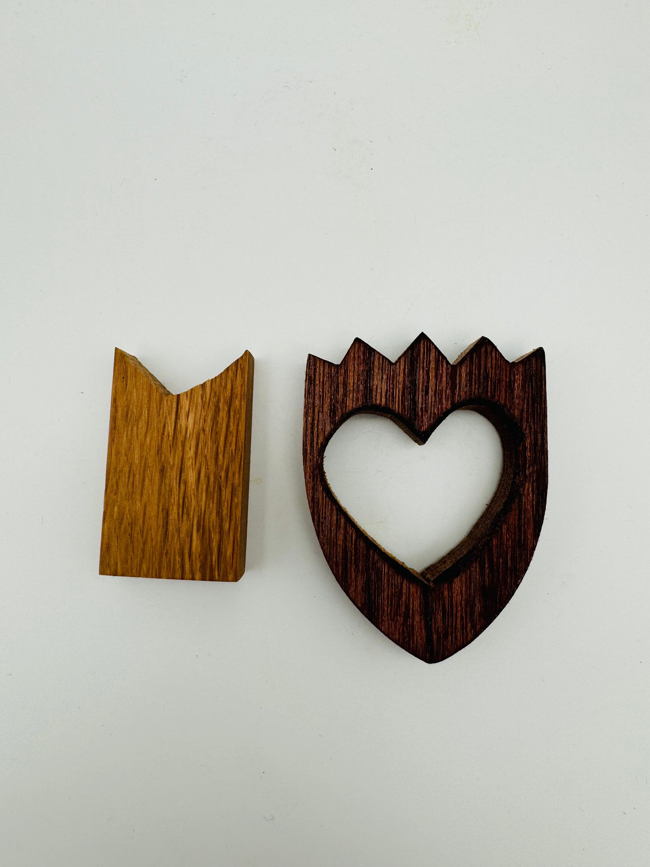Zweiteilige Holz Tulpe