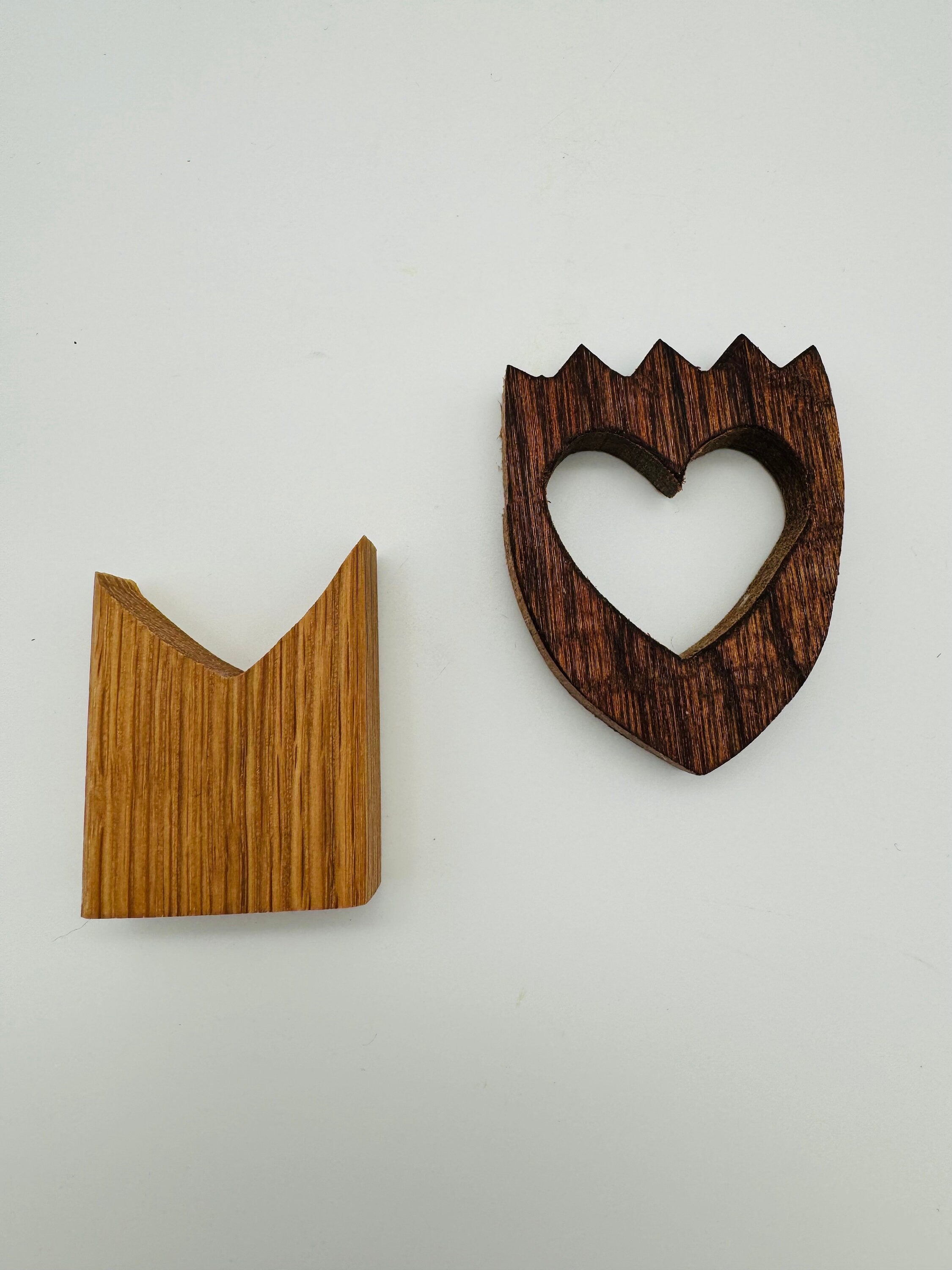 Zweiteilige Holz Tulpe