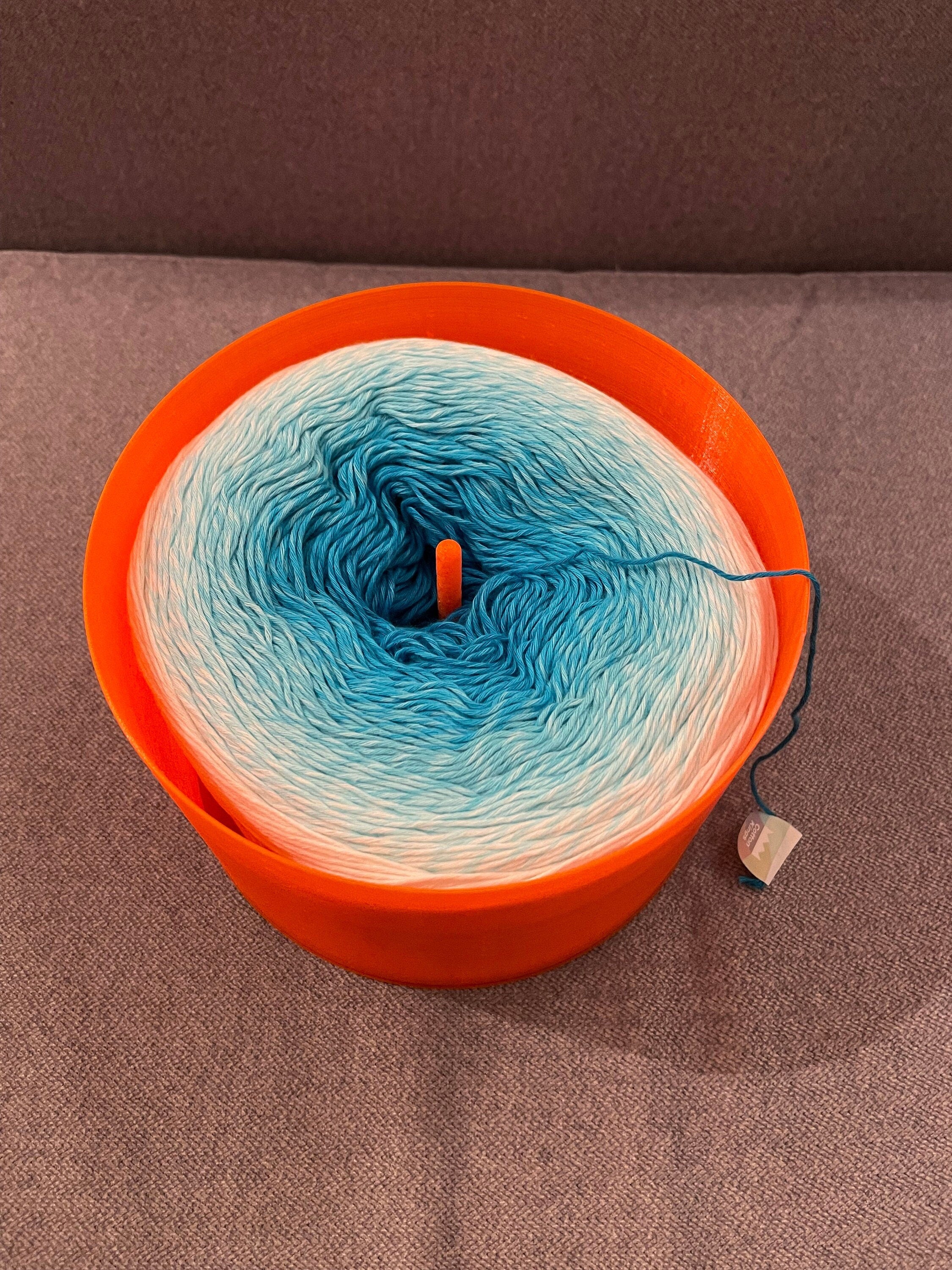 Garnschale für Bobbel 6 Elemente - Blau