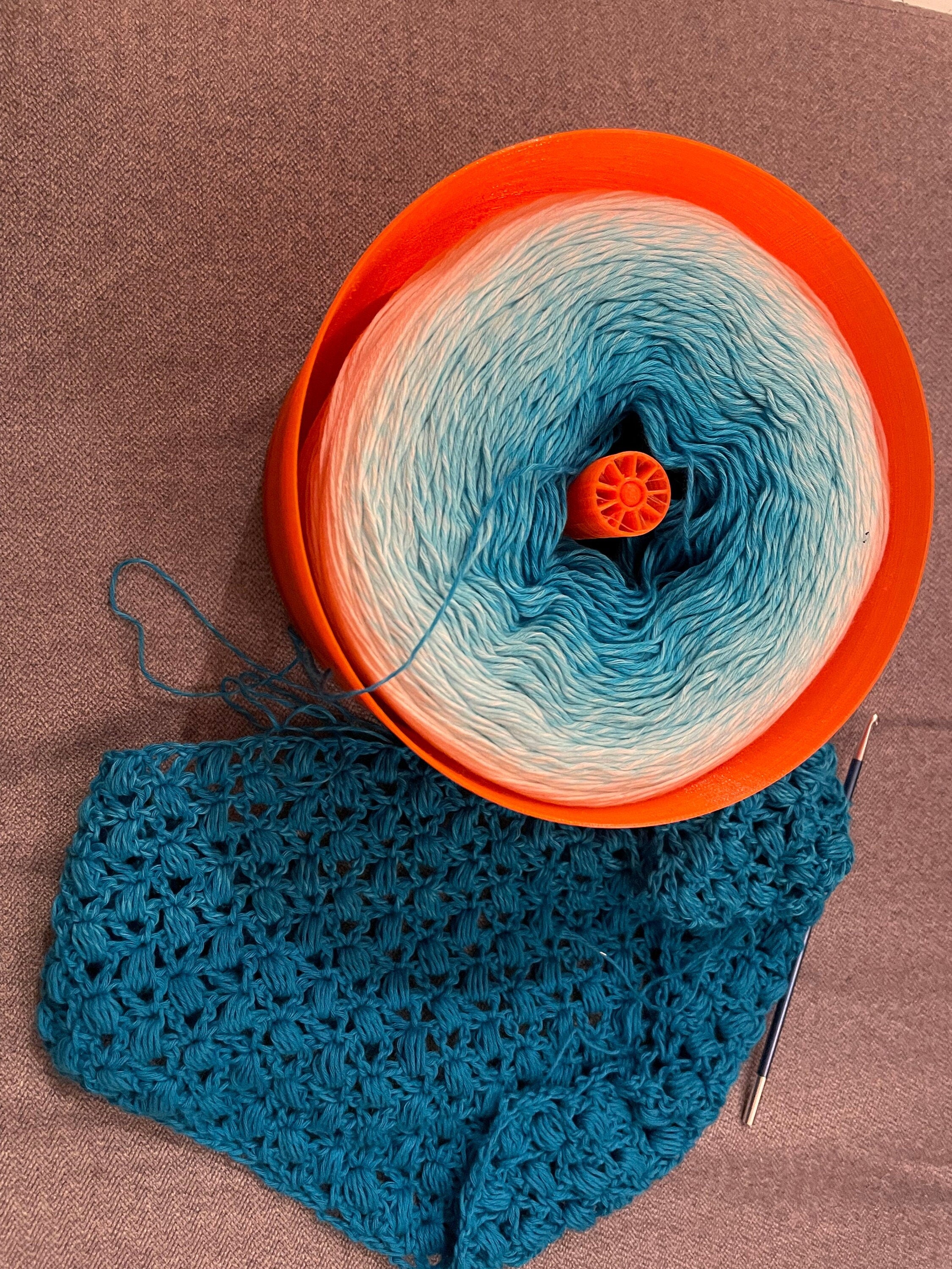 Garnschale für Bobbel 6 Elemente - Blau