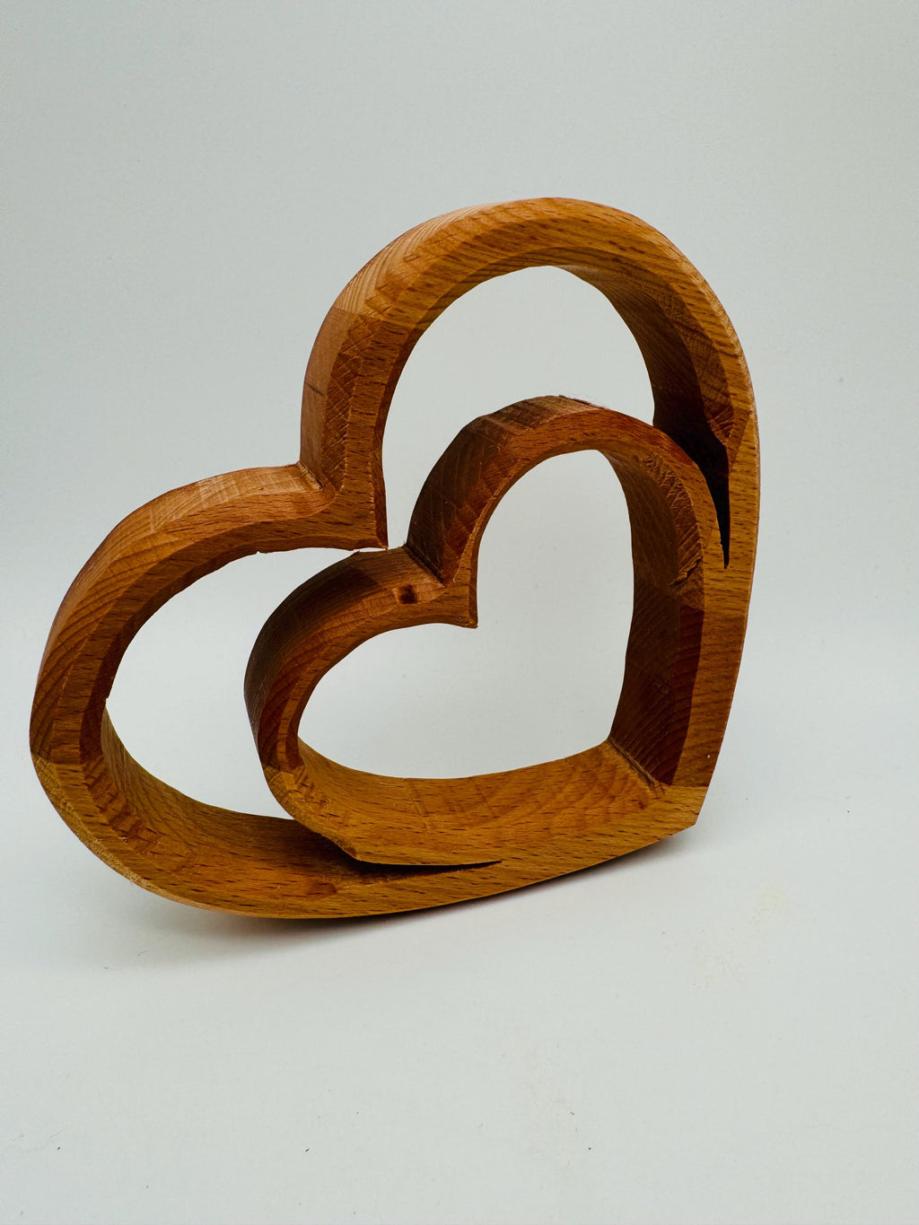 Doppelherz aus Buche