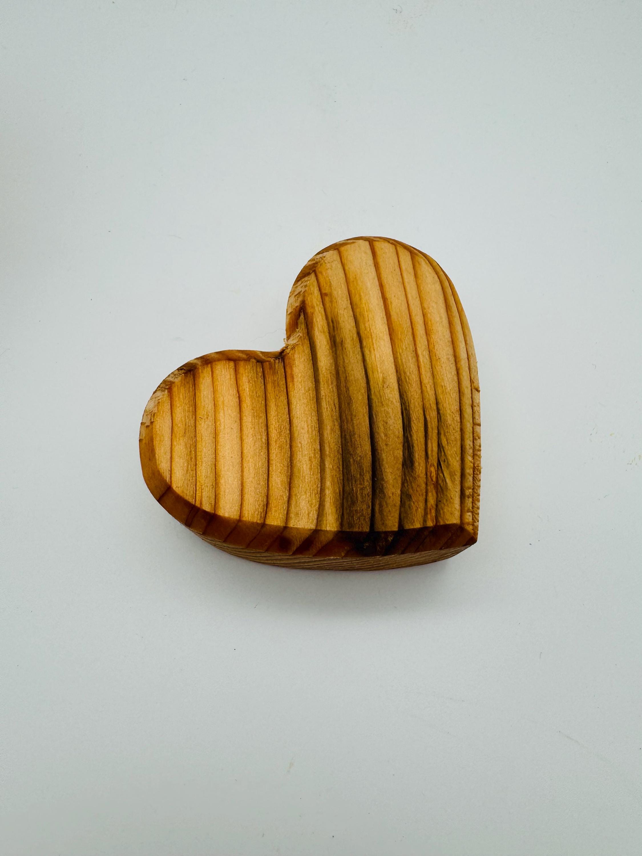 Holzherzen aus Fichte