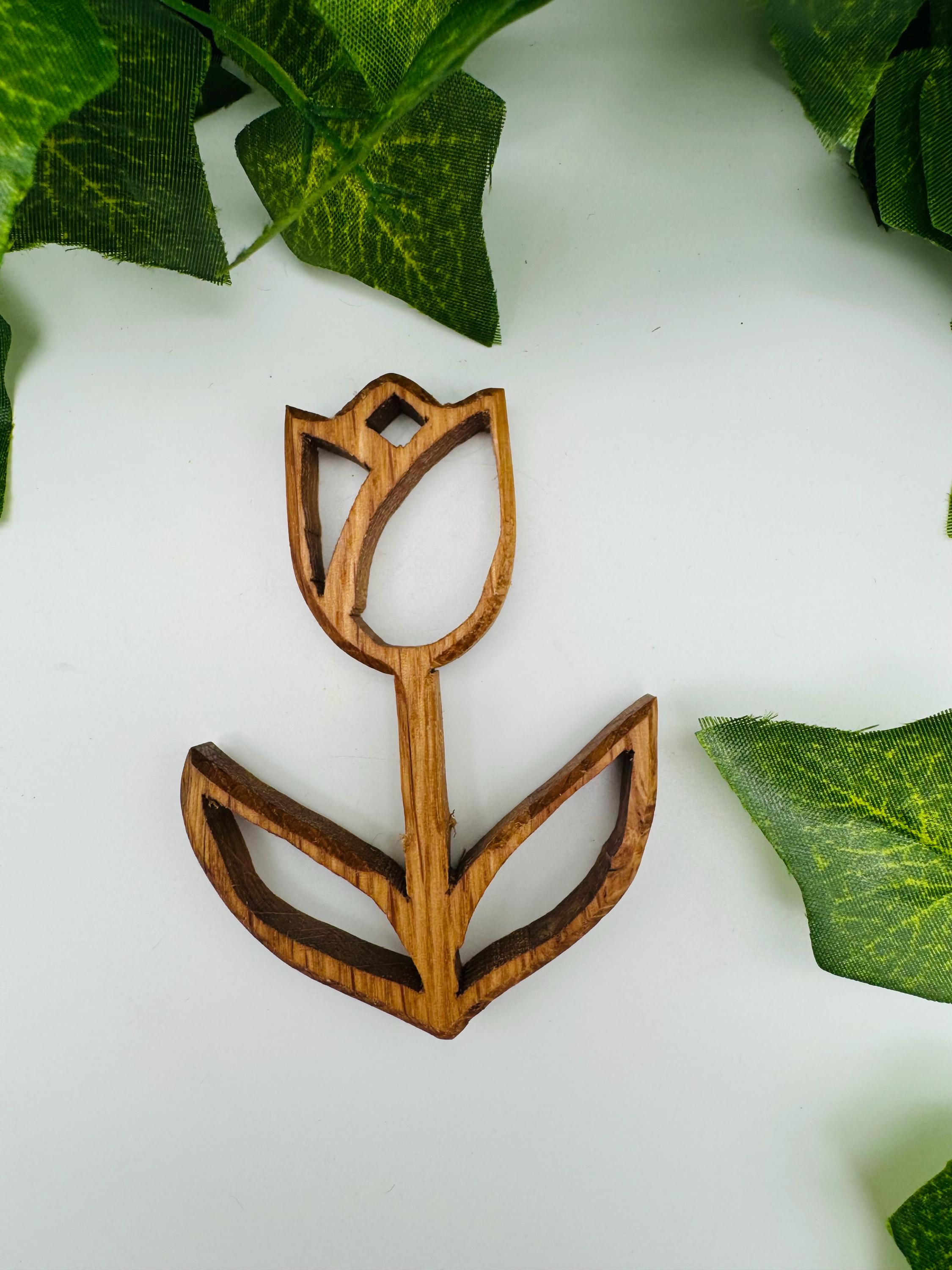 Tulipes en bois
